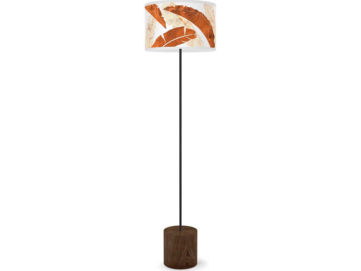 jefdesigns Banana Printed Brown Floor Lamp