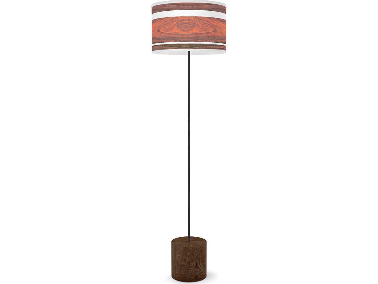 jefdesigns Band Printed Rose Floor Lamp