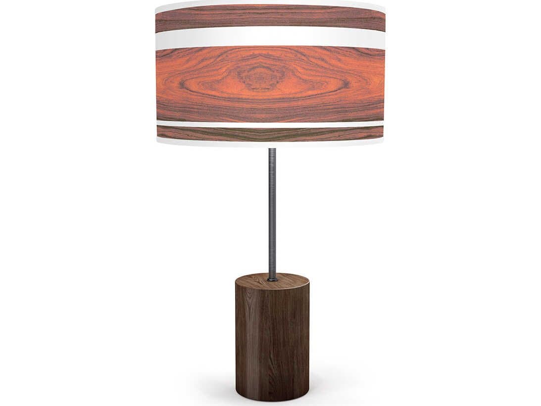 jefdesigns Band Printed Chuck Rose Buffet Lamp