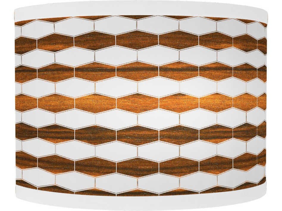 jefdesigns Weave Printed Lyle 1-Light Ebony Wall Sconce