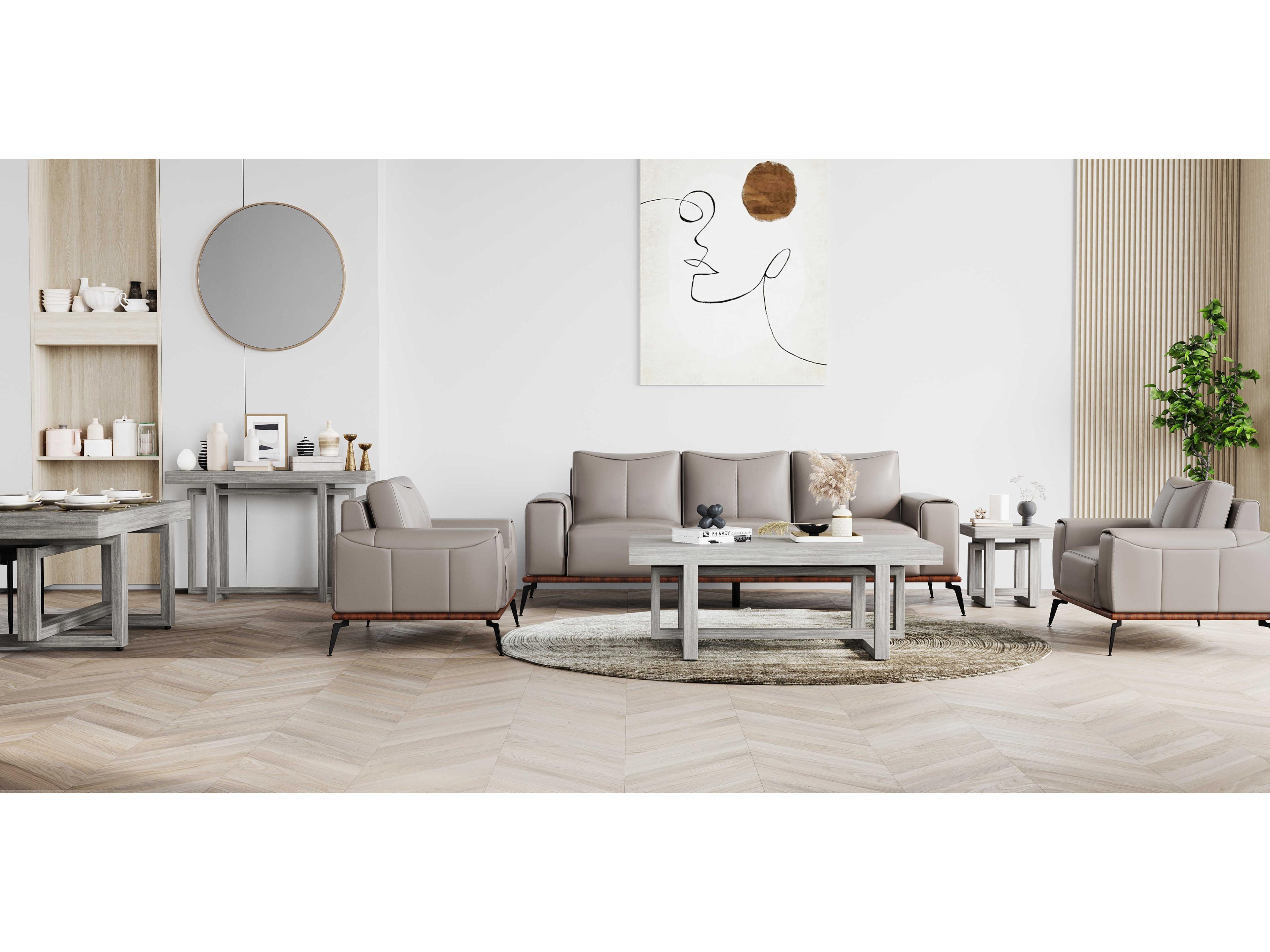 Unique Furniture Jalisco Rectangular Wood Barley Coffee Table