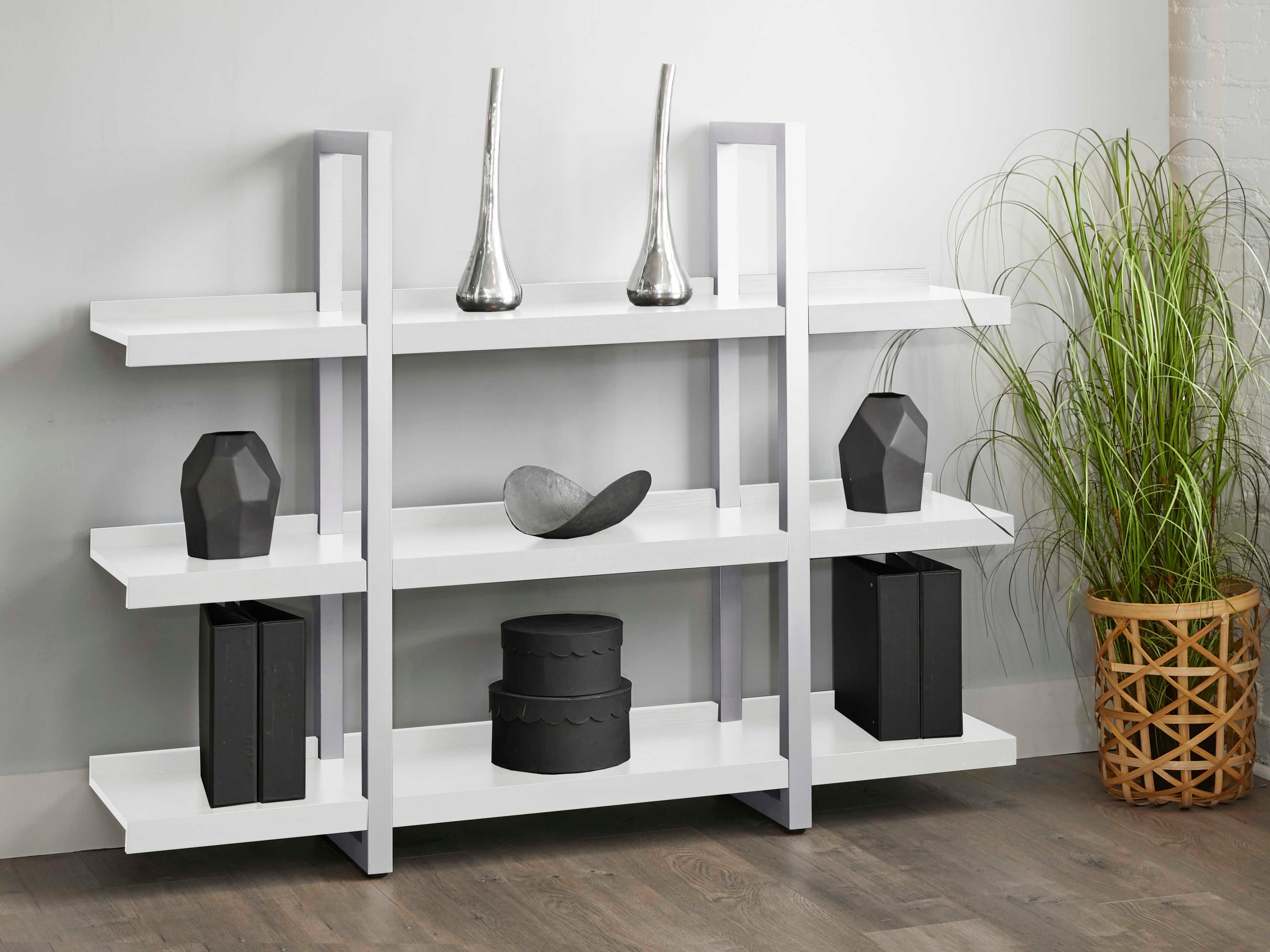 Unique Furniture Kalmar White Bookcase