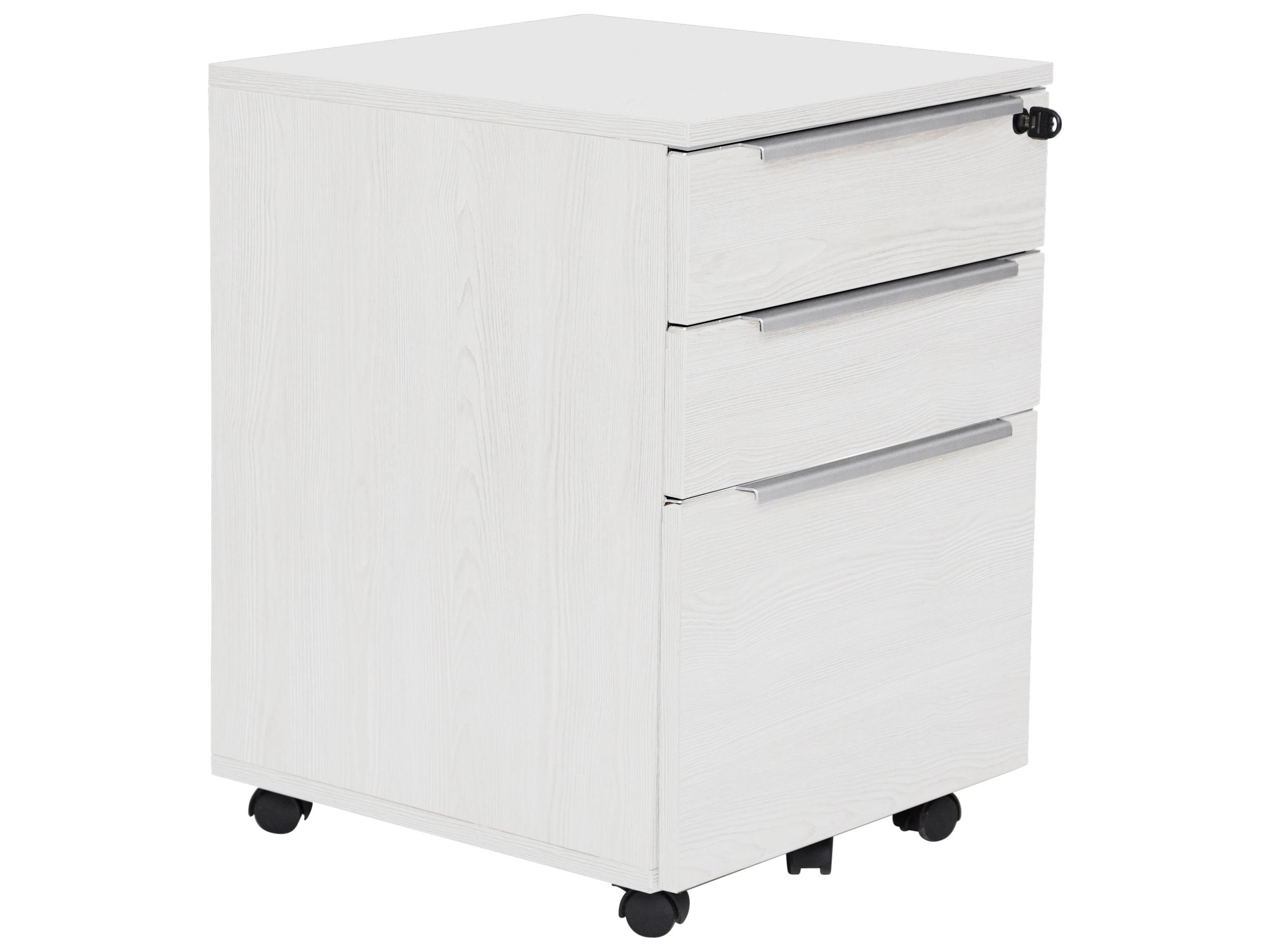 Unique Furniture Kalmar White File Cabinet