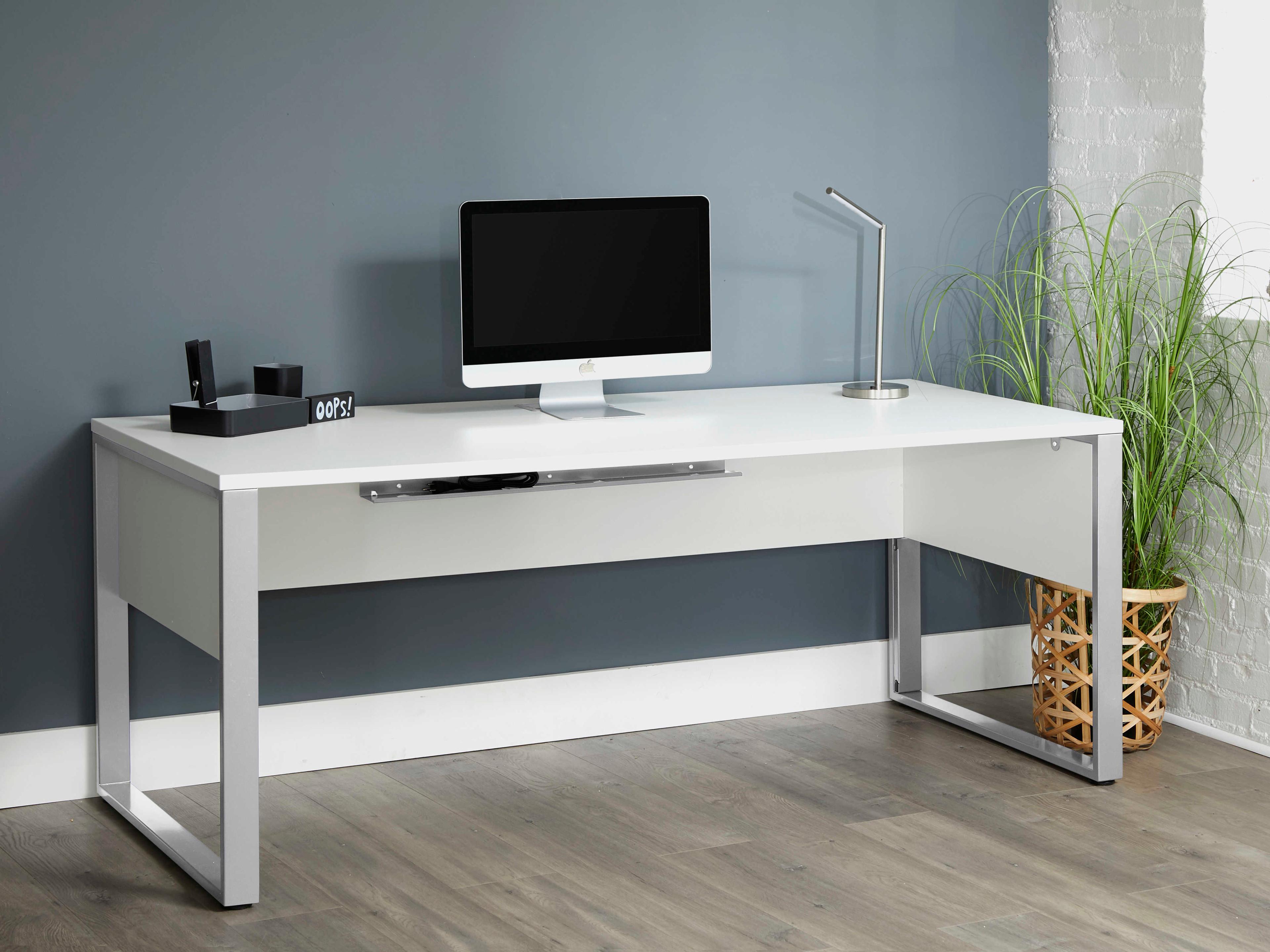 Unique Furniture Kalmar White Computer Desk