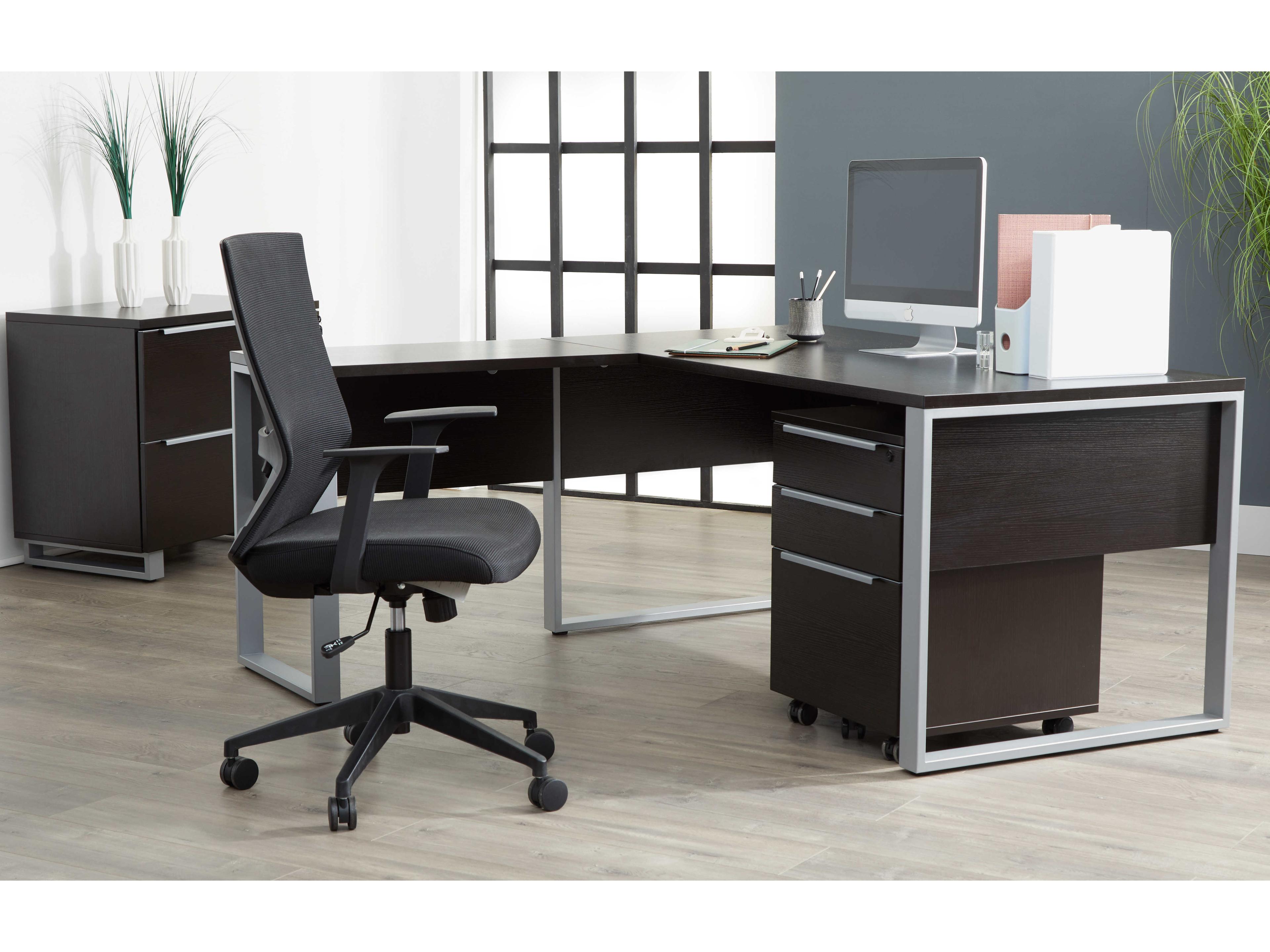 Unique Furniture Kalmar Espresso Brown Computer Desk