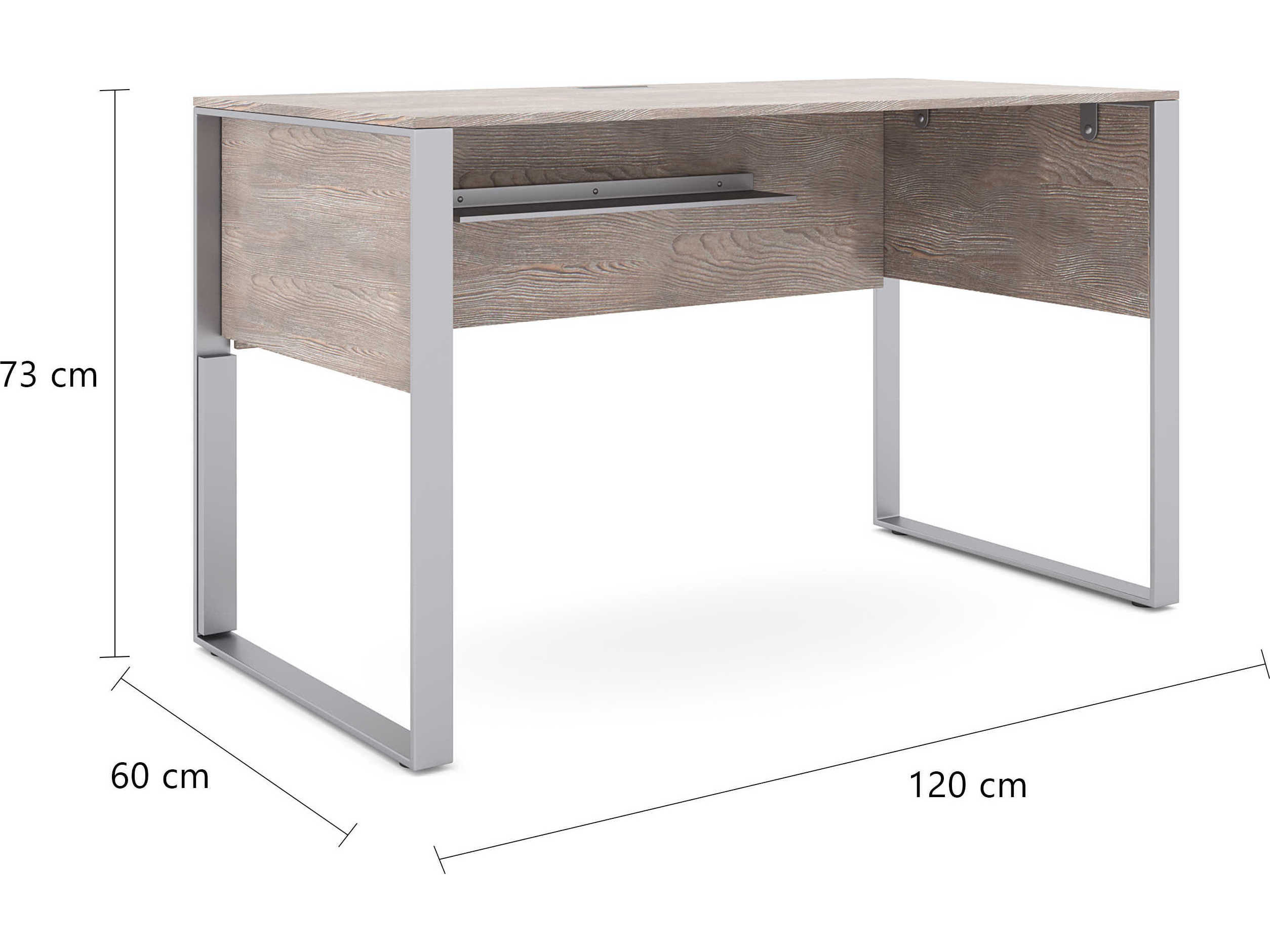 Unique Furniture Kalmar Grey Computer Desk