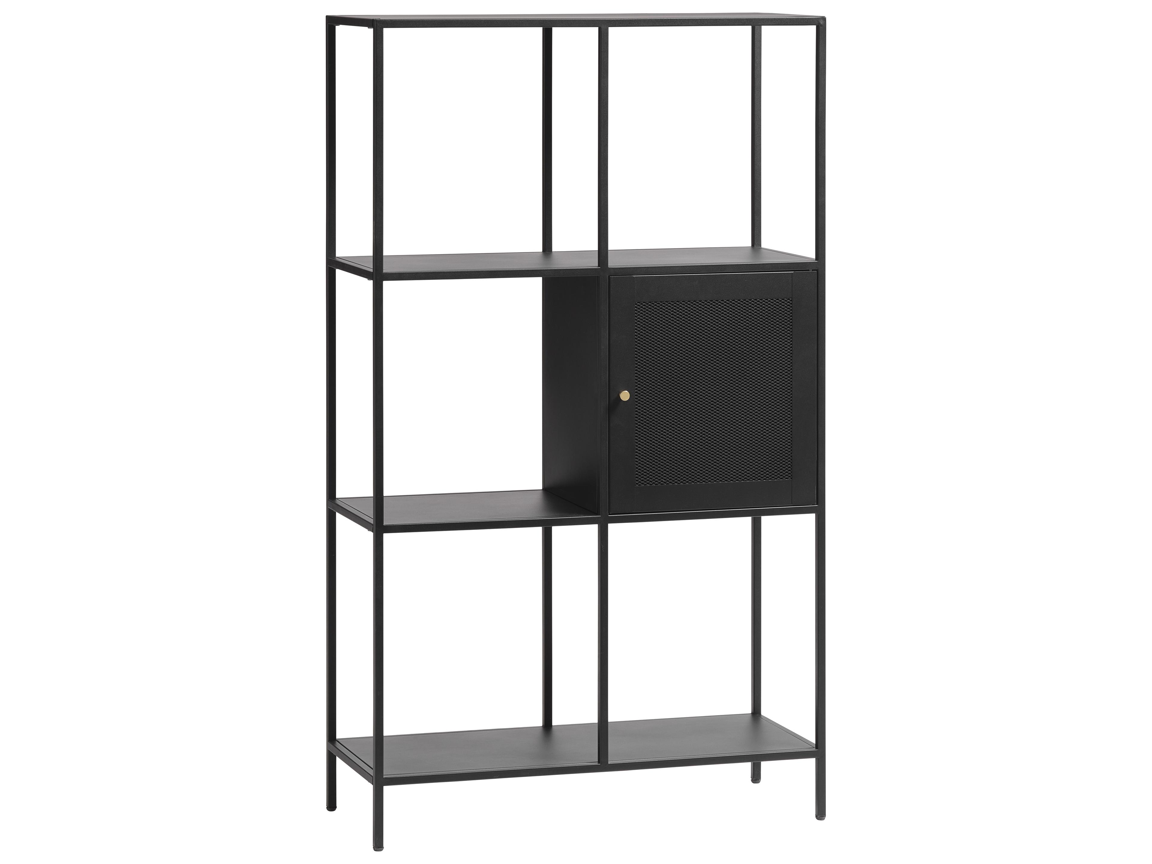 Unique Furniture Malibu Black Bookcase