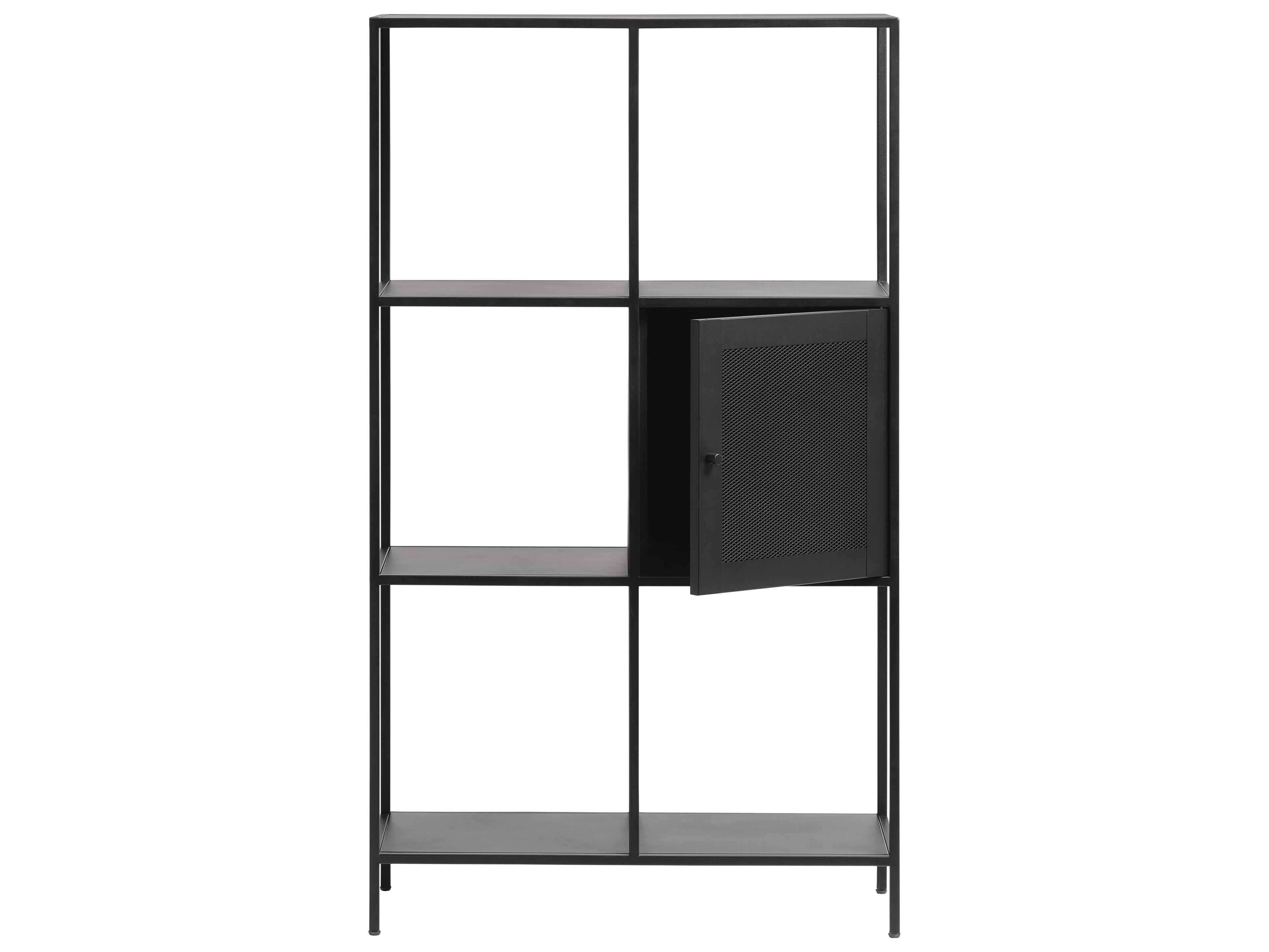 Unique Furniture Malibu Black Bookcase