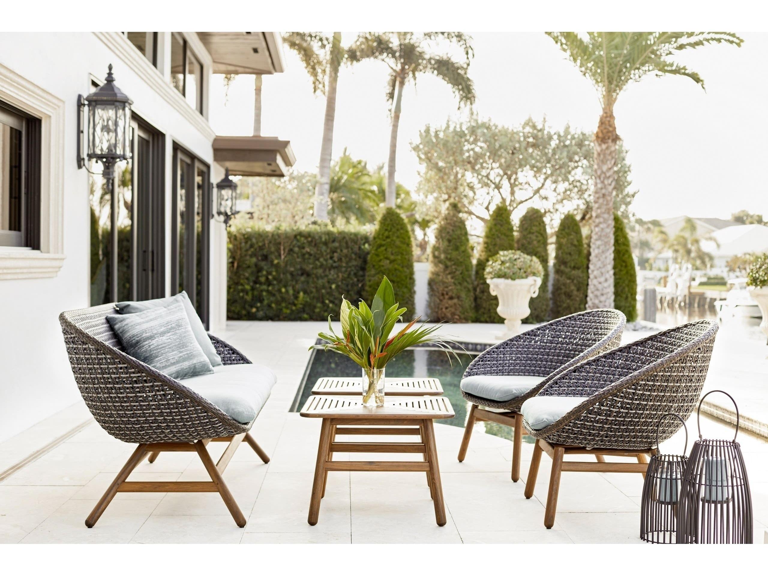 Jensen Outdoor Nest Loveseat Seat Replacement Cushions