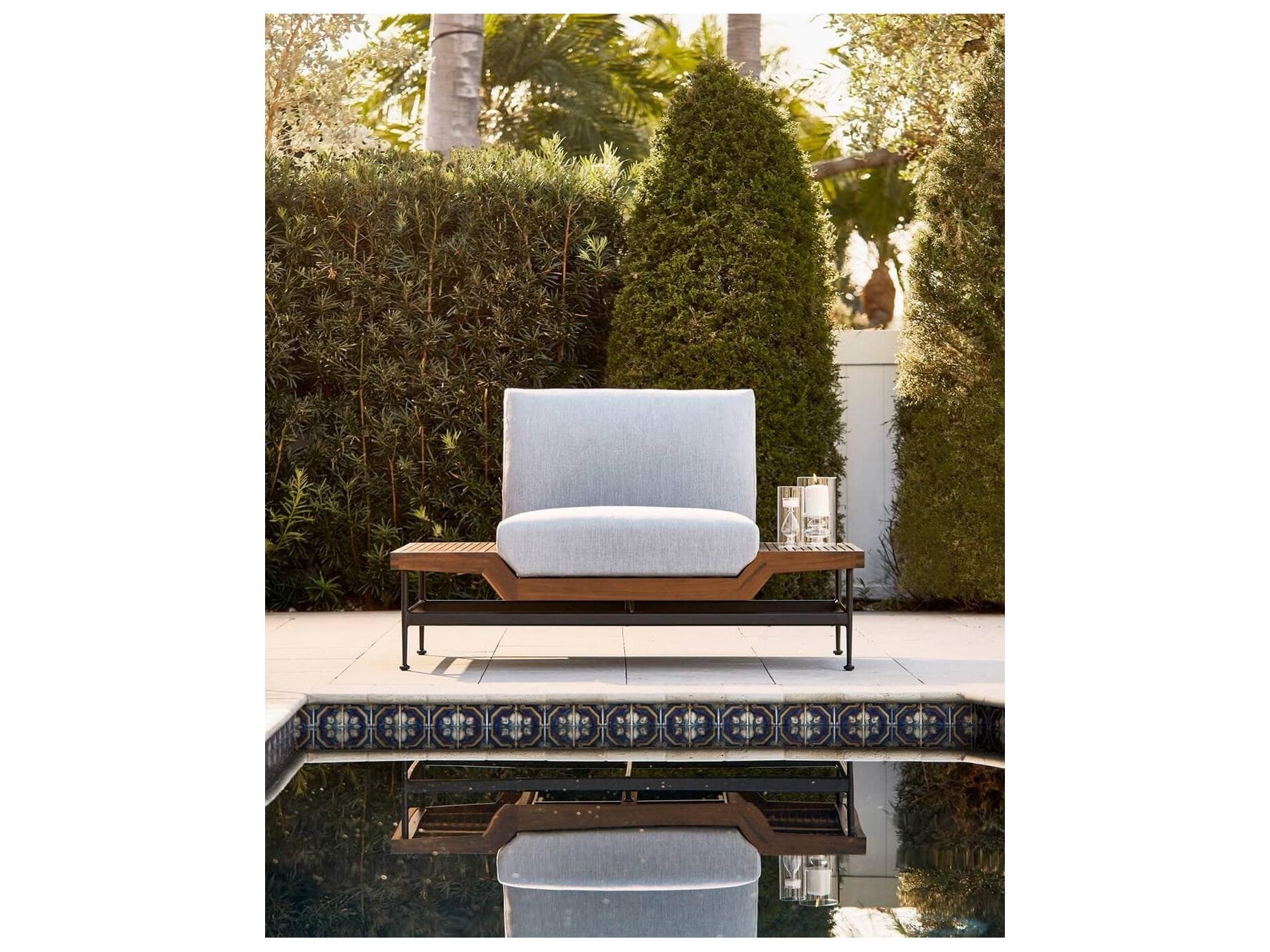 Jensen Outdoor Jett Lounge Chair with LPE Tops Cushion Set