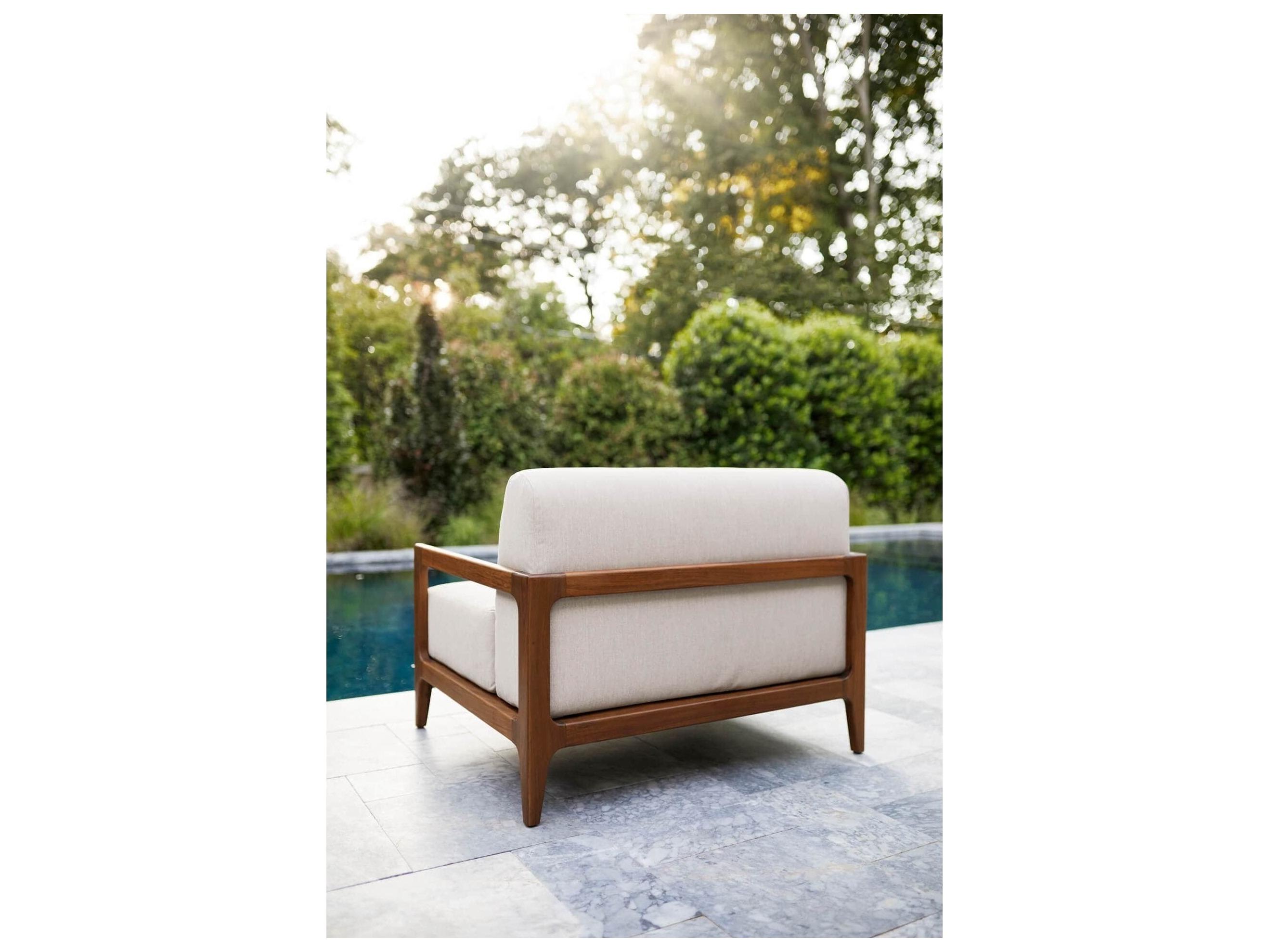 Jensen Outdoor Mix Lounge Chair Set Replacement Cushions