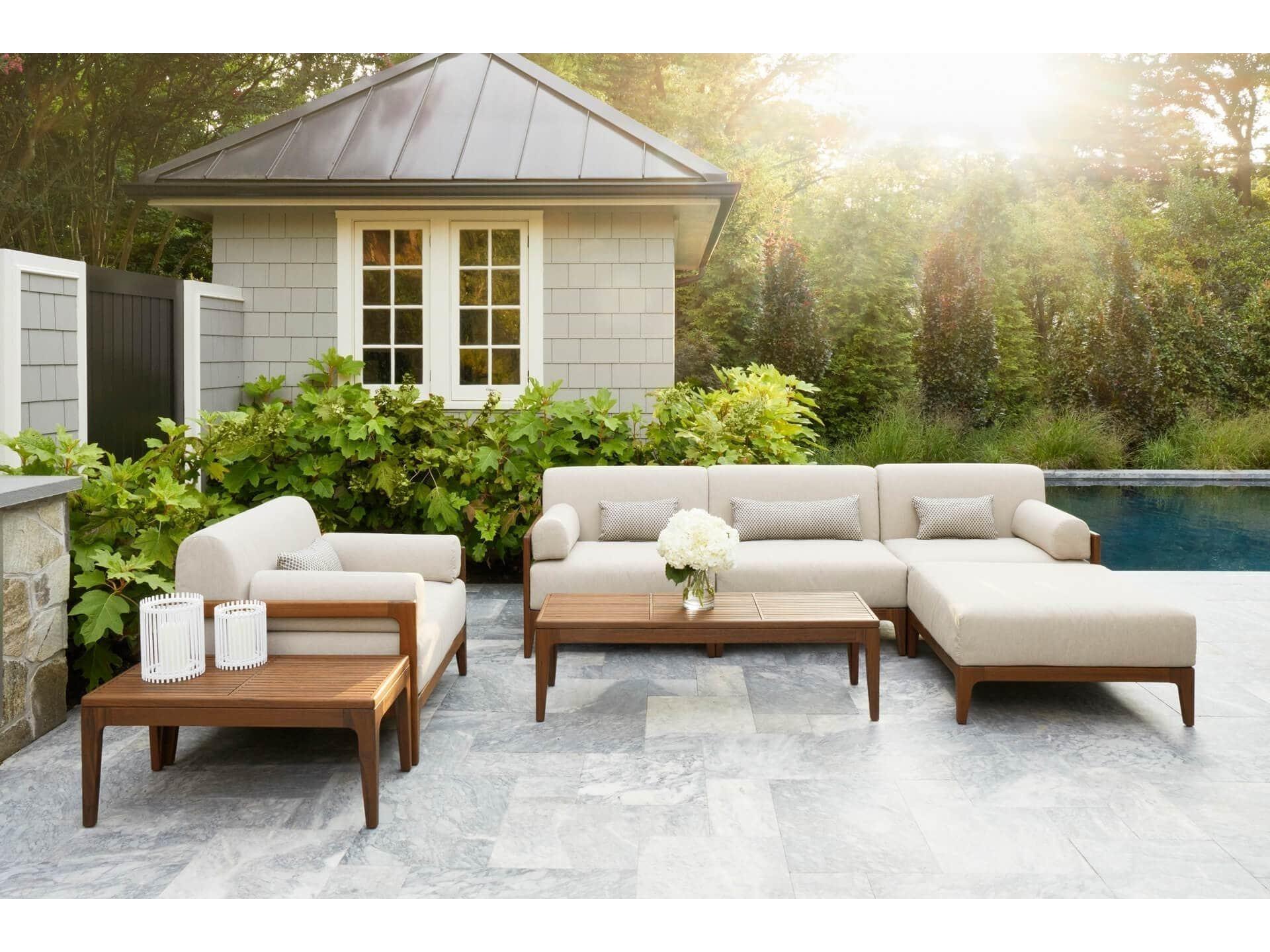 Jensen Outdoor Mix Ottoman