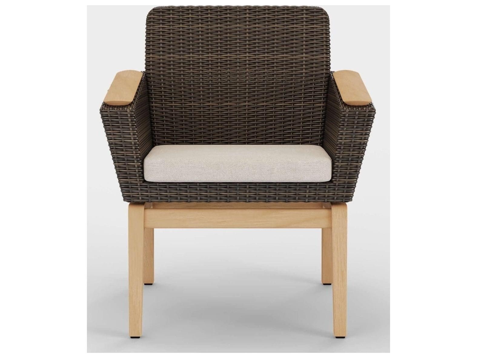 Jensen Outdoor Interception Arm Chair Seat Replacement Cushions