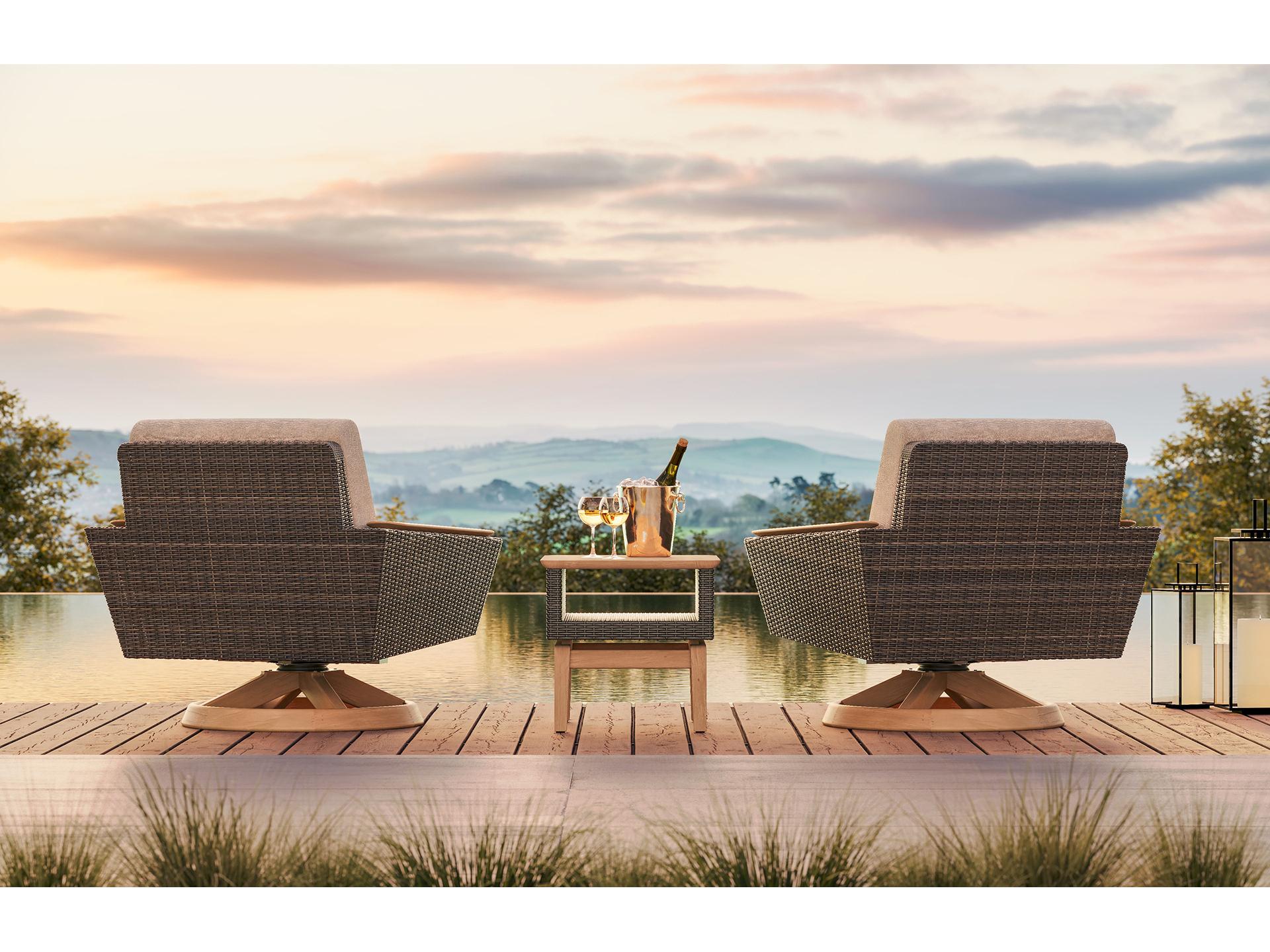 Jensen Outdoor Interception Swivel Rocker Set Replacement Cushions