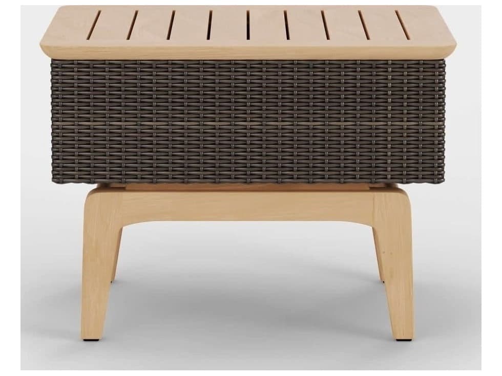 Jensen Outdoor Interception 25" x 20" Rectangular Side Table