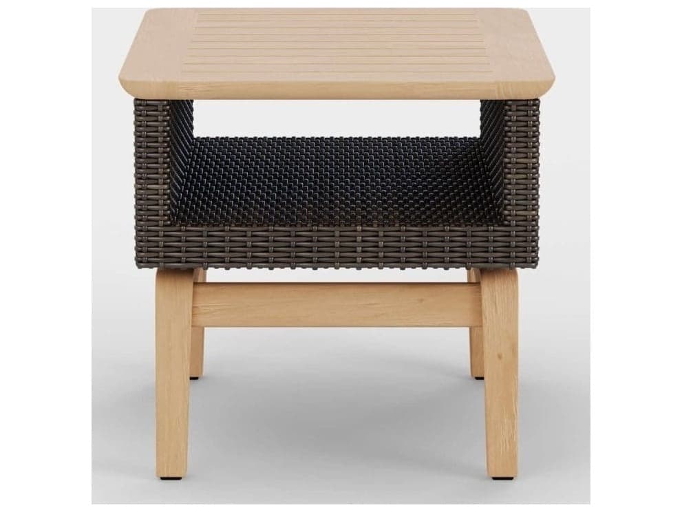 Jensen Outdoor Interception 25" x 20" Rectangular Side Table