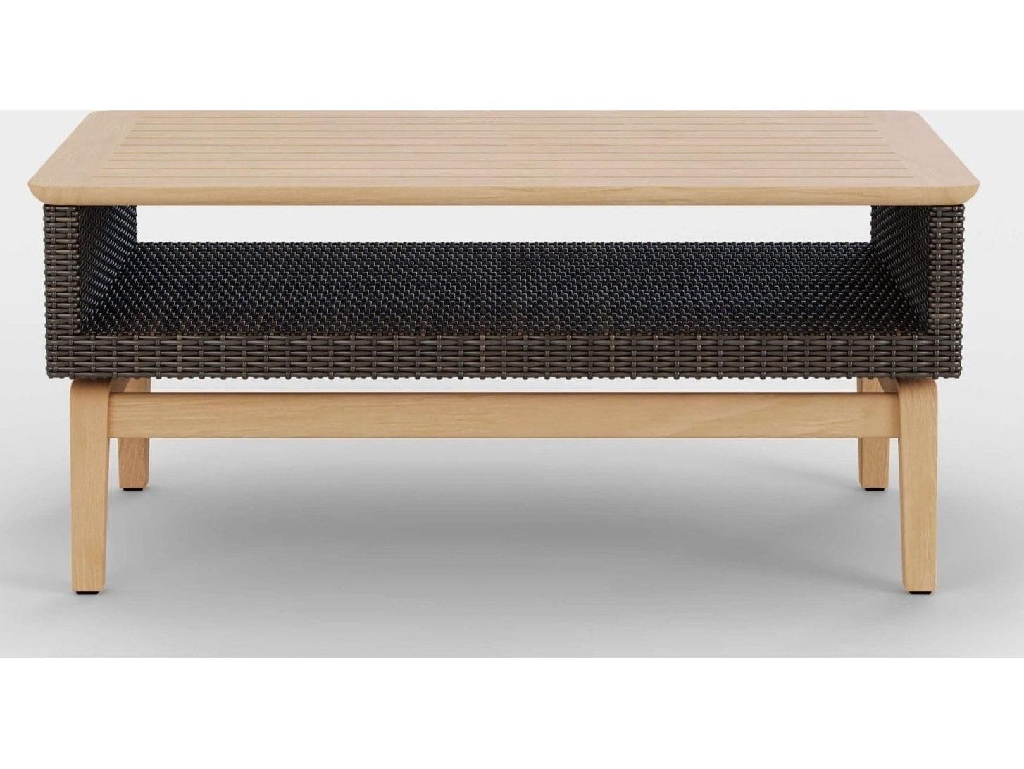 Jensen Outdoor Interception 42" x 26" Rectangular Coffee Table