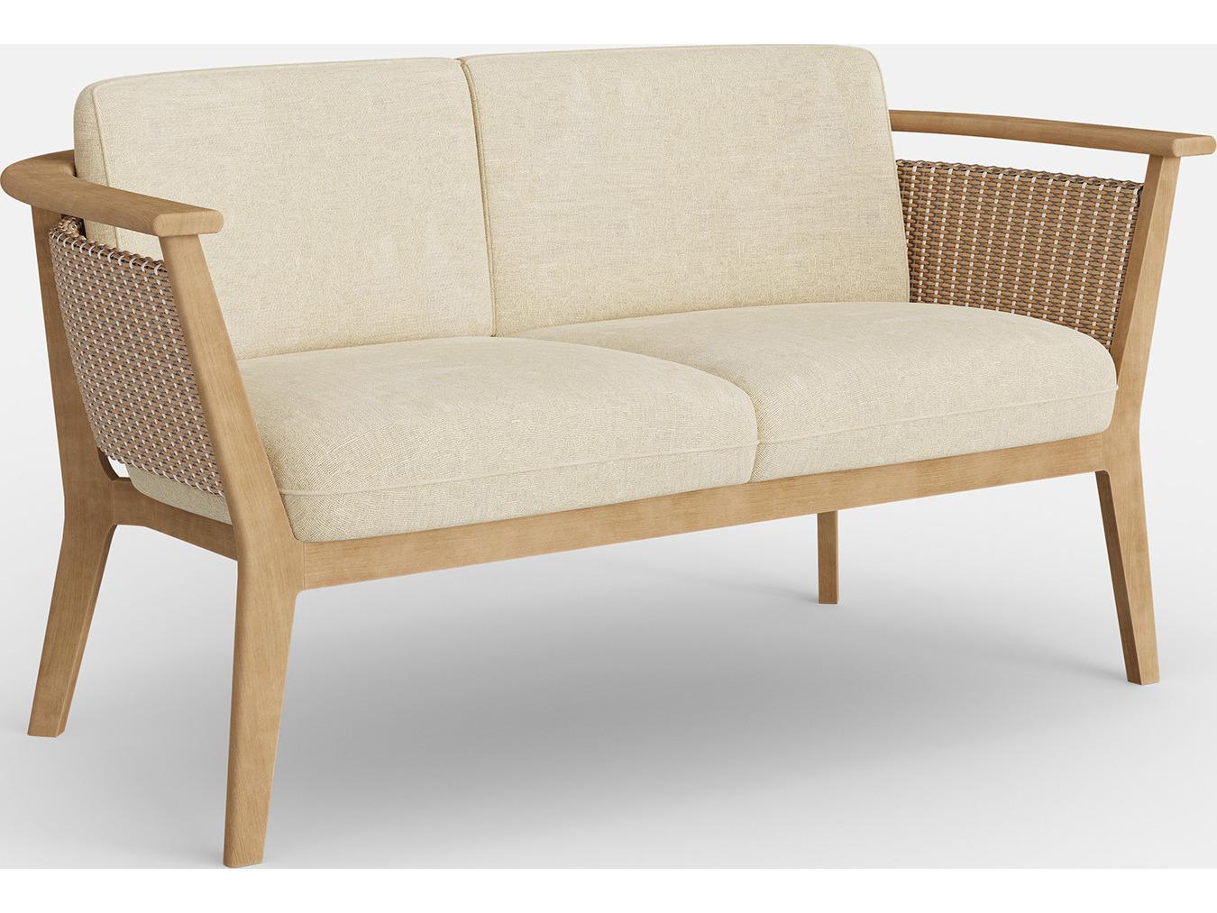 Jensen Outdoor Soleo Loveseat Chair/ Tawny Brown