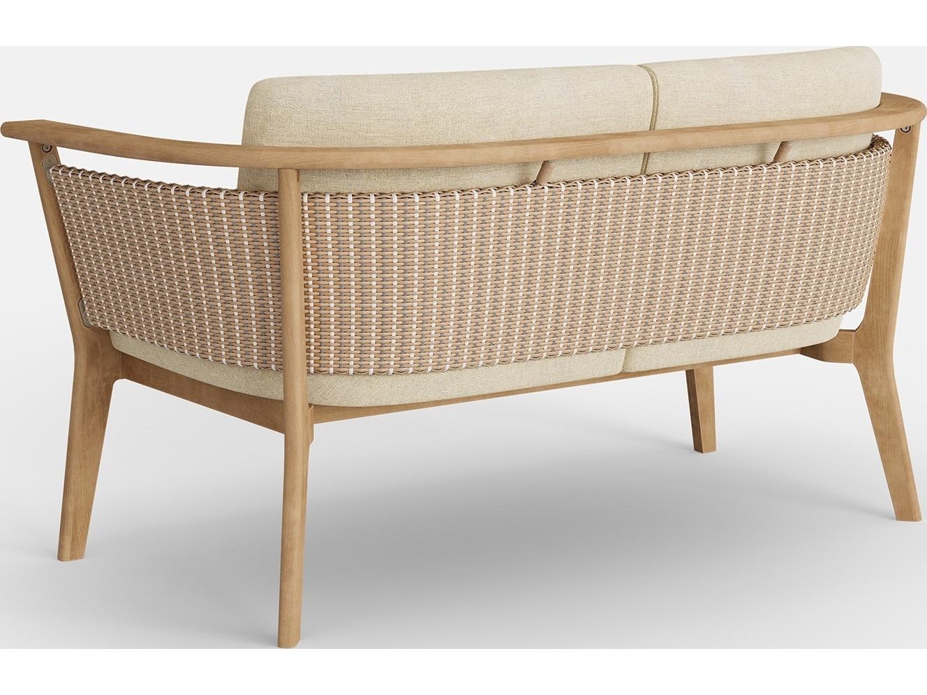 Jensen Outdoor Soleo Loveseat Chair/ Tawny Brown