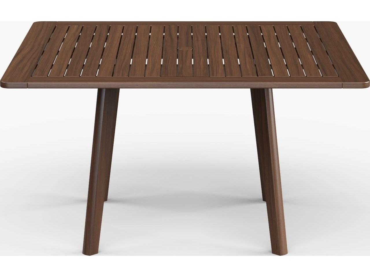 Jensen Outdoor Foundations IPE 53" Square Dining Table