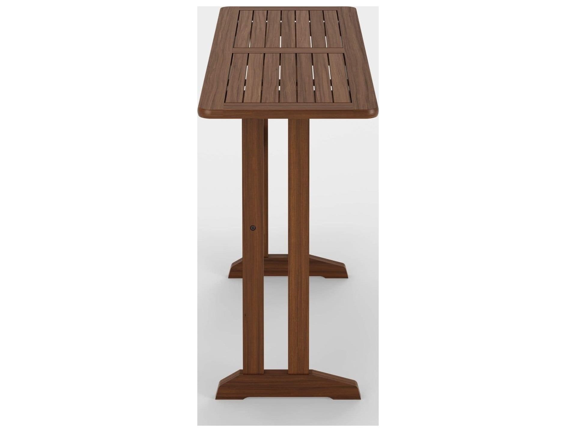 Jensen Outdoor Foundations IPE 54" x 19" Rail/Counter Height Dining Table