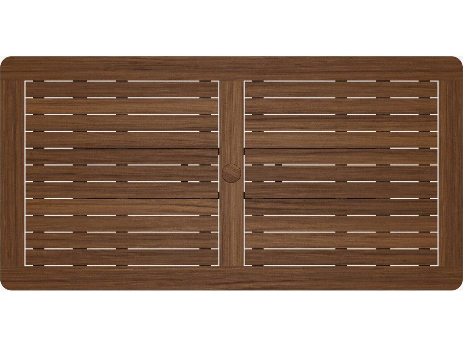 Jensen Outdoor Foundations IPE 64" x 32" Counter Height Dining Table