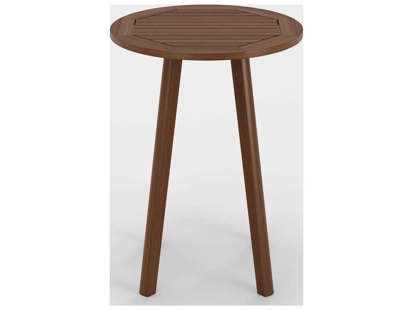 Jensen Outdoor Foundations IPE 28" Round Hi Dining Table