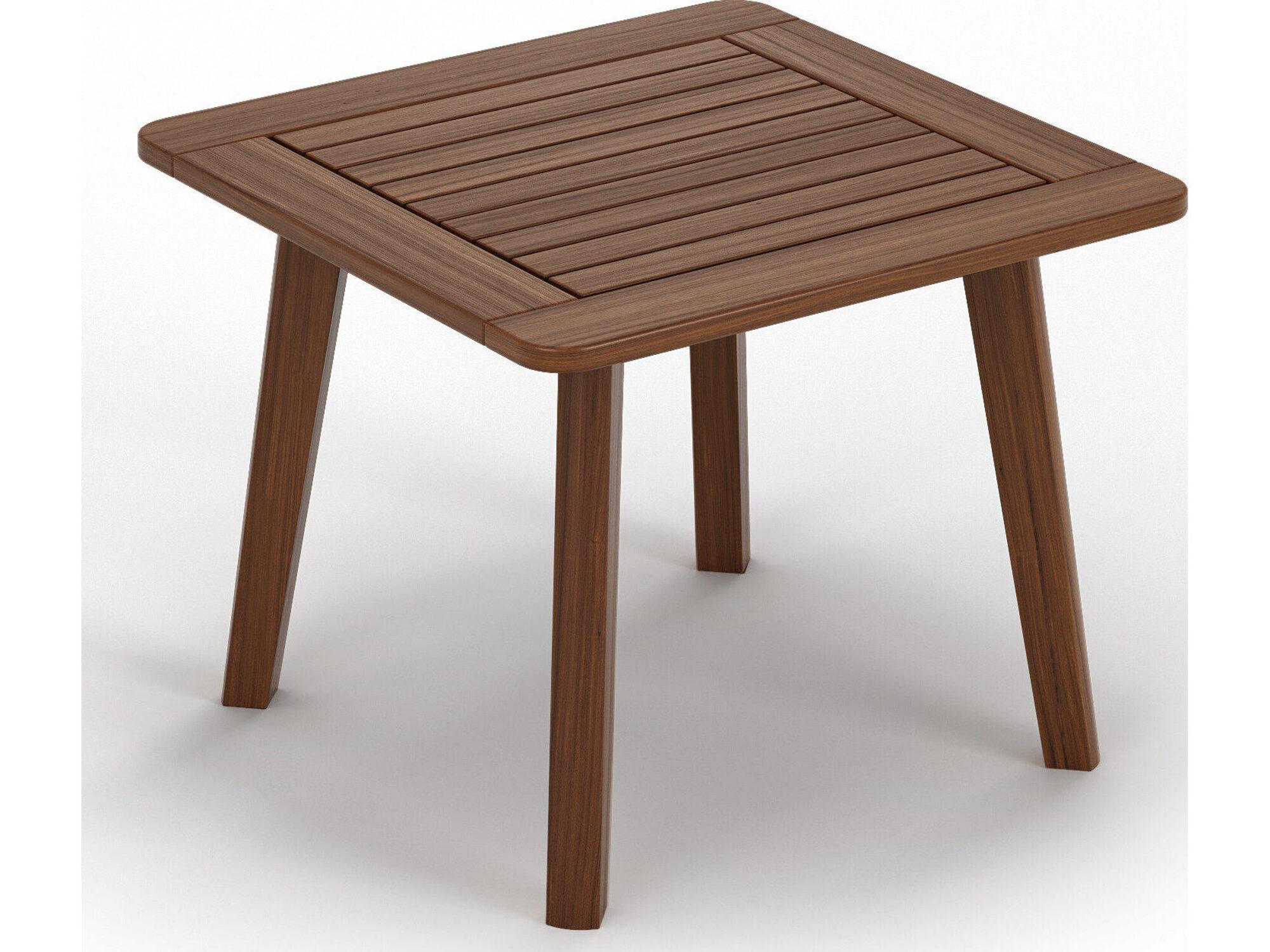 Jensen Outdoor Foundations IPE 24" Square Side Table