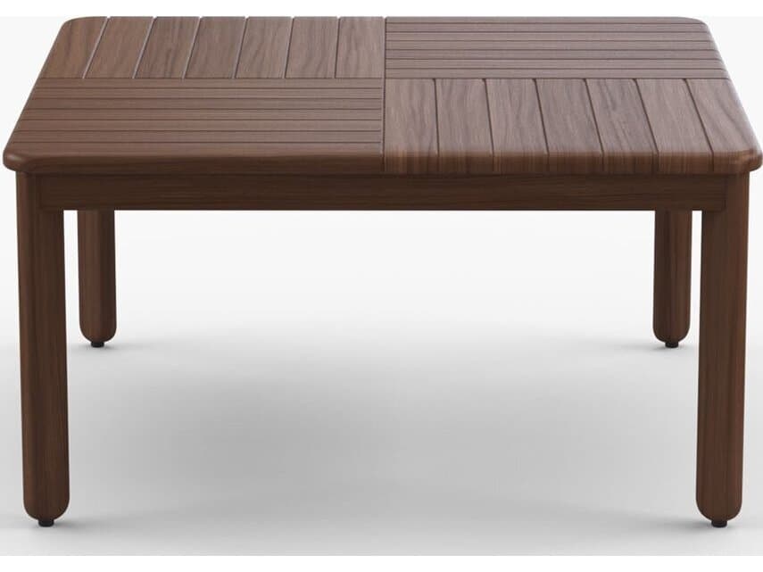 Jensen Outdoor Foundations IPE Mosaic 35" Square Coffee Table