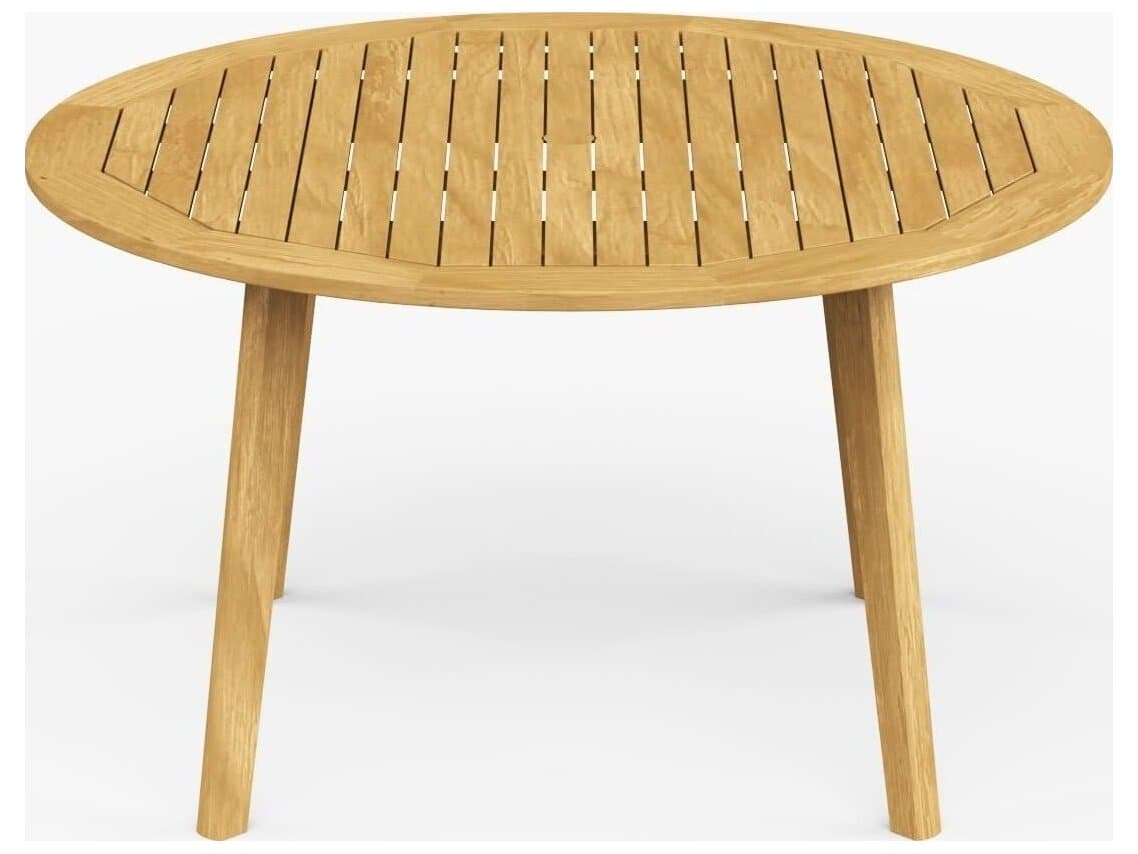 Jensen Outdoor Foundations Teak 52" Round Dining Table