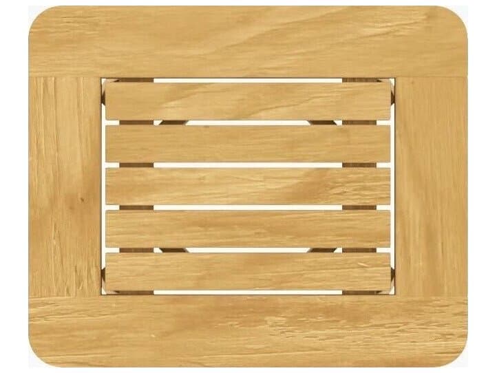 Jensen Outdoor Foundations Teak 24" Square Side Table