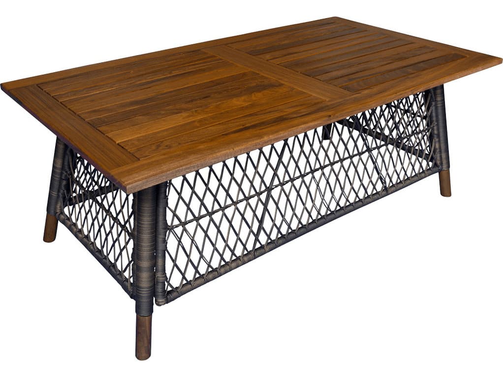 Jensen Outdoor Vintage 48" x 24" Rectangular Coffee Table
