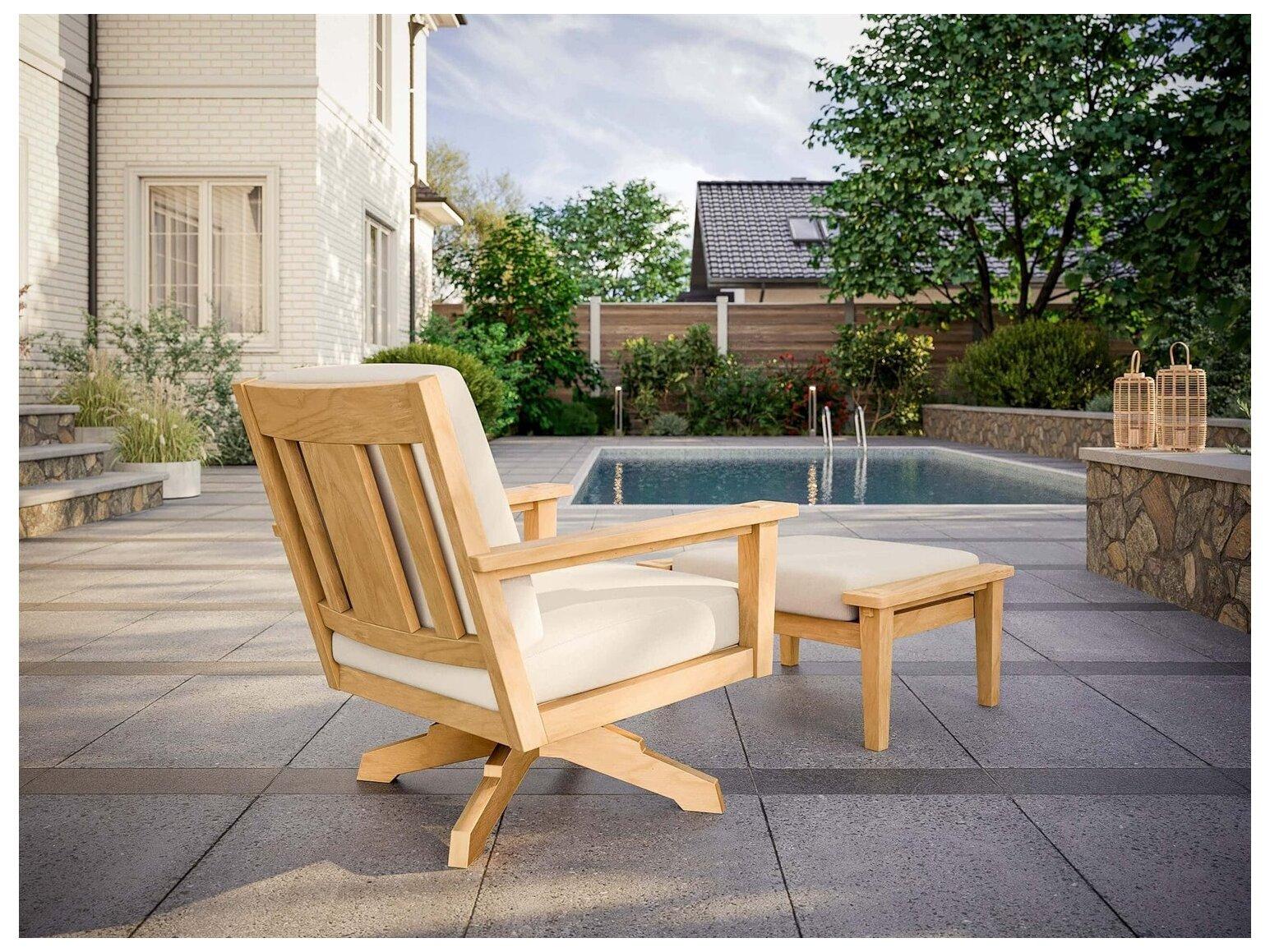 Jensen Outdoor Savannah Ottoman