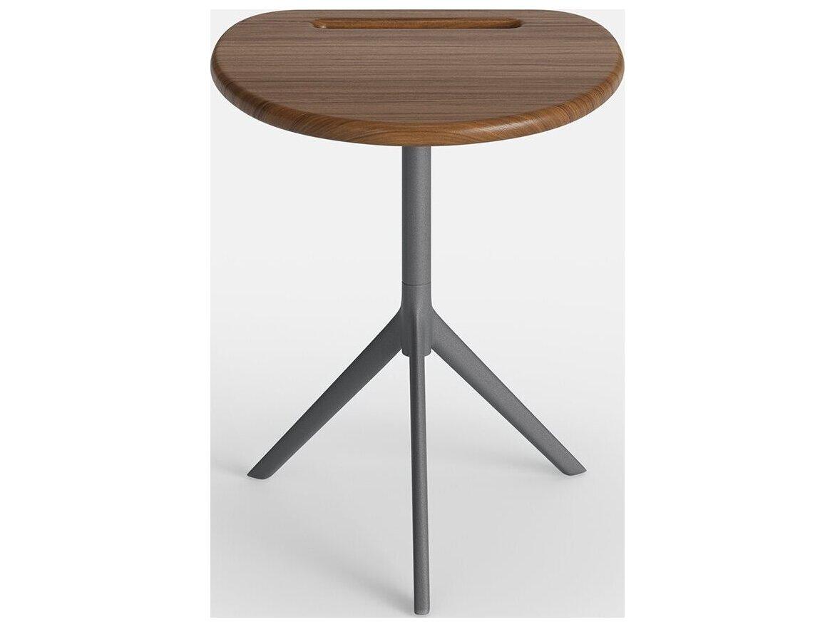 Jensen Outdoor Foundations Arc 16" Side Table with LPE Top/ Slate