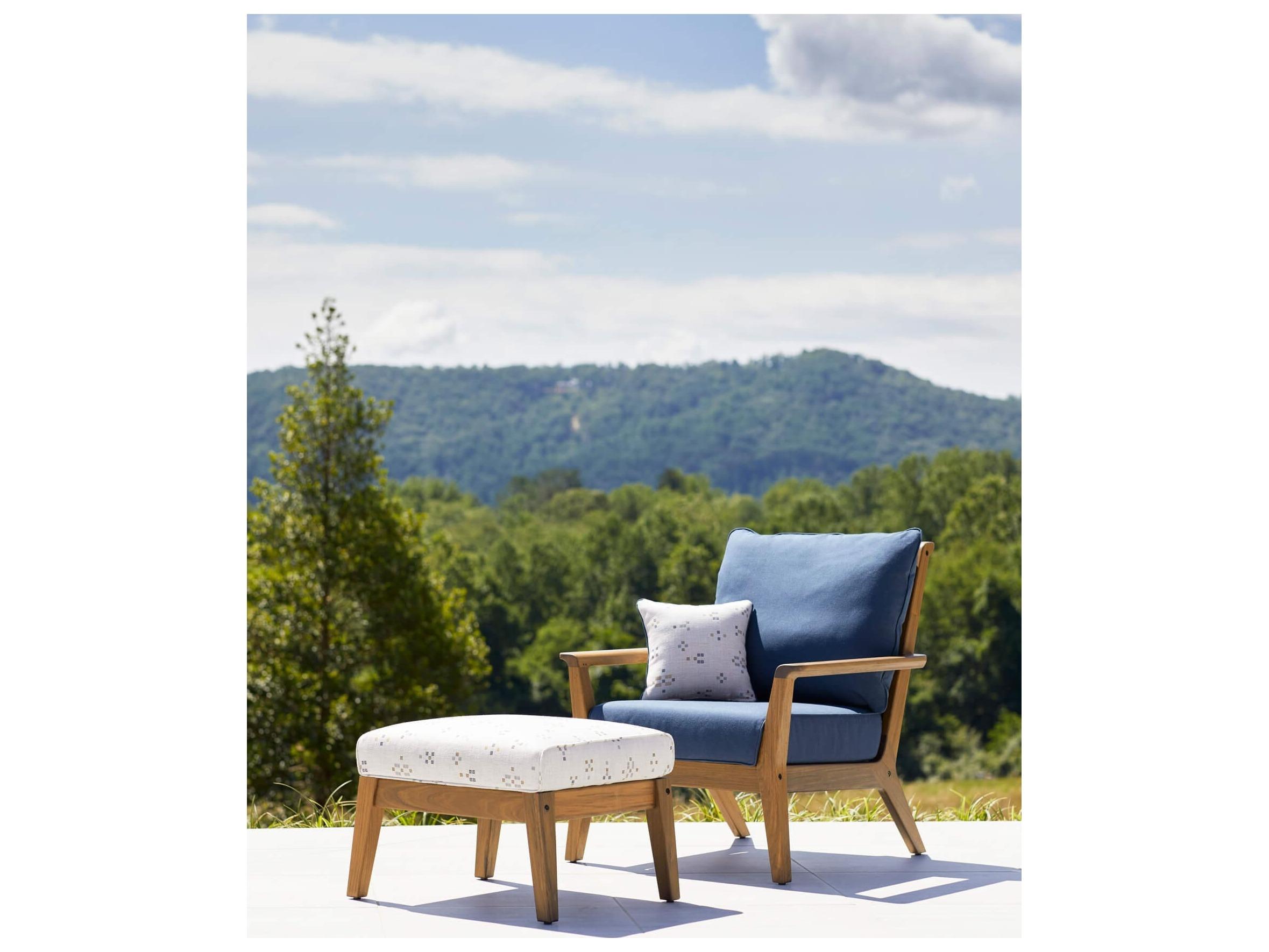 Jensen Outdoor Sky Ottoman