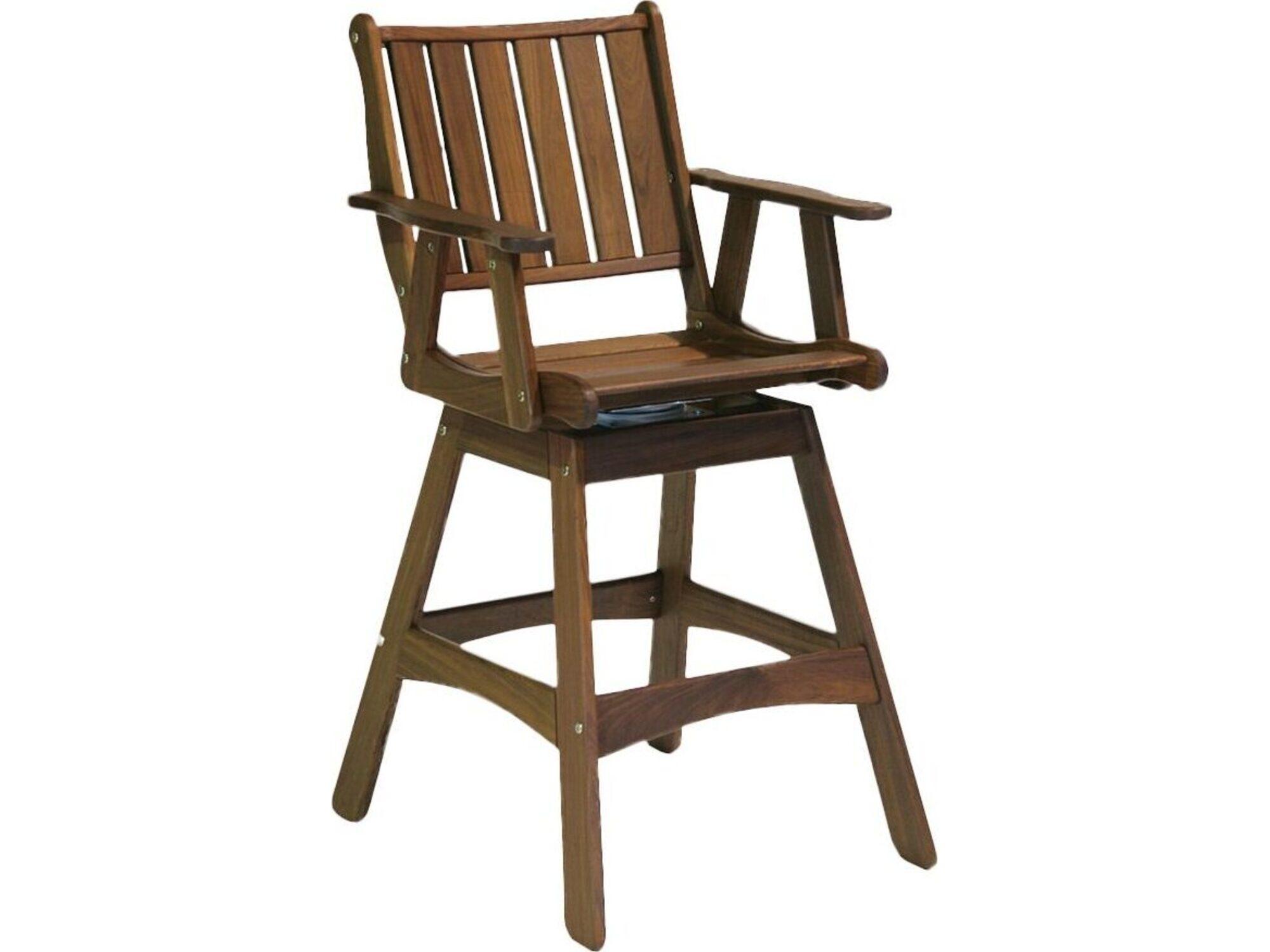 Jensen Outdoor Heritage Integra Swivel Hi Dining Arm Chair