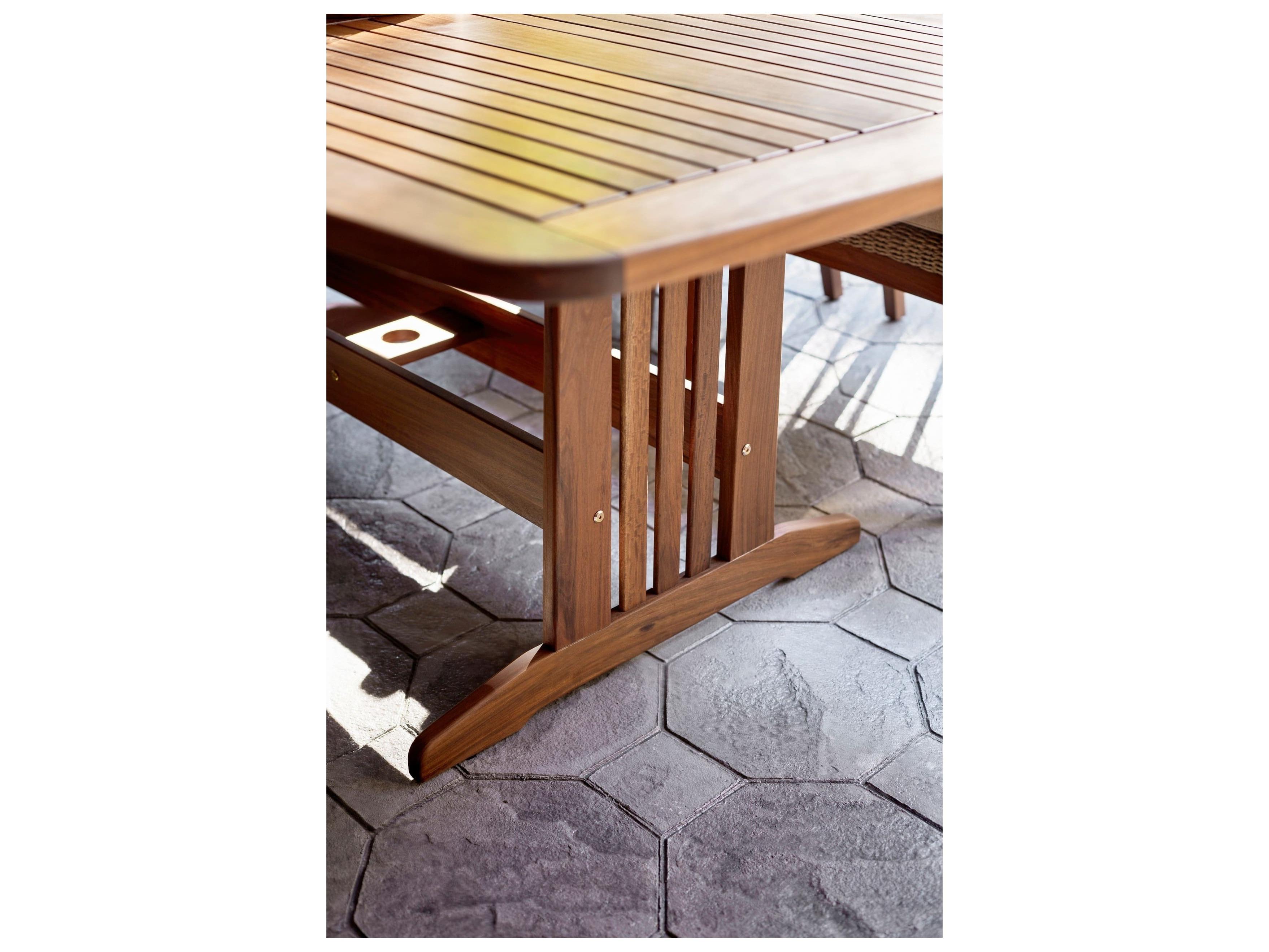 Jensen Outdoor Heritage Bunbury 90" x 42" Rectangular Dining Table