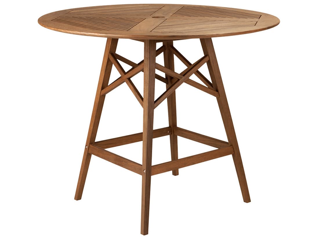 Jensen Outdoor Opal 48" Round Hi Dining Table