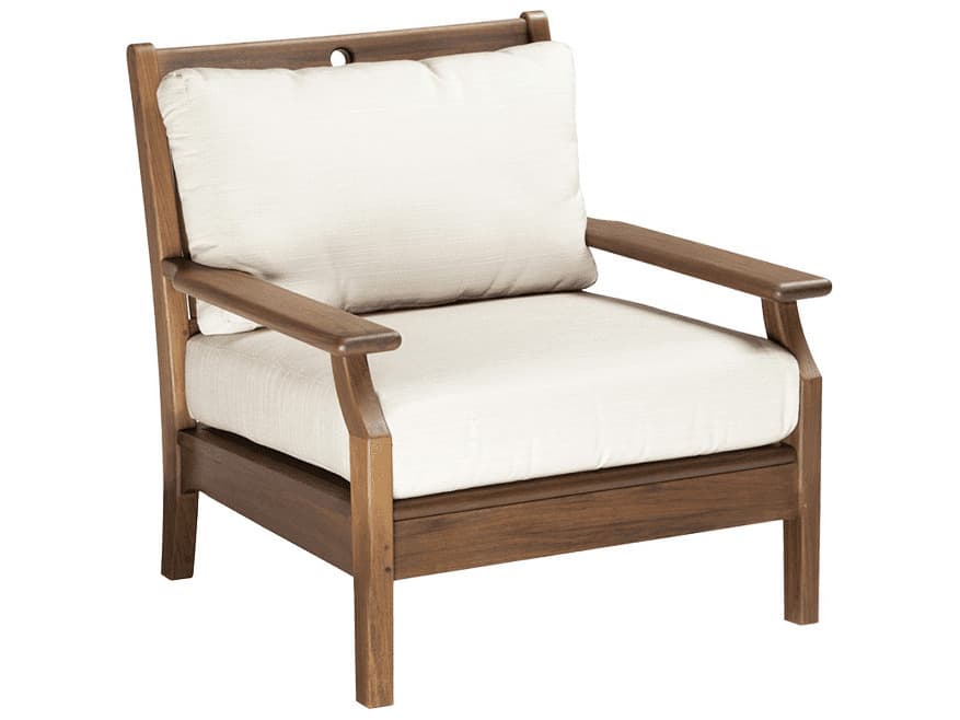 Jensen Outdoor Opal Lounge Chair with Low Back Cushions