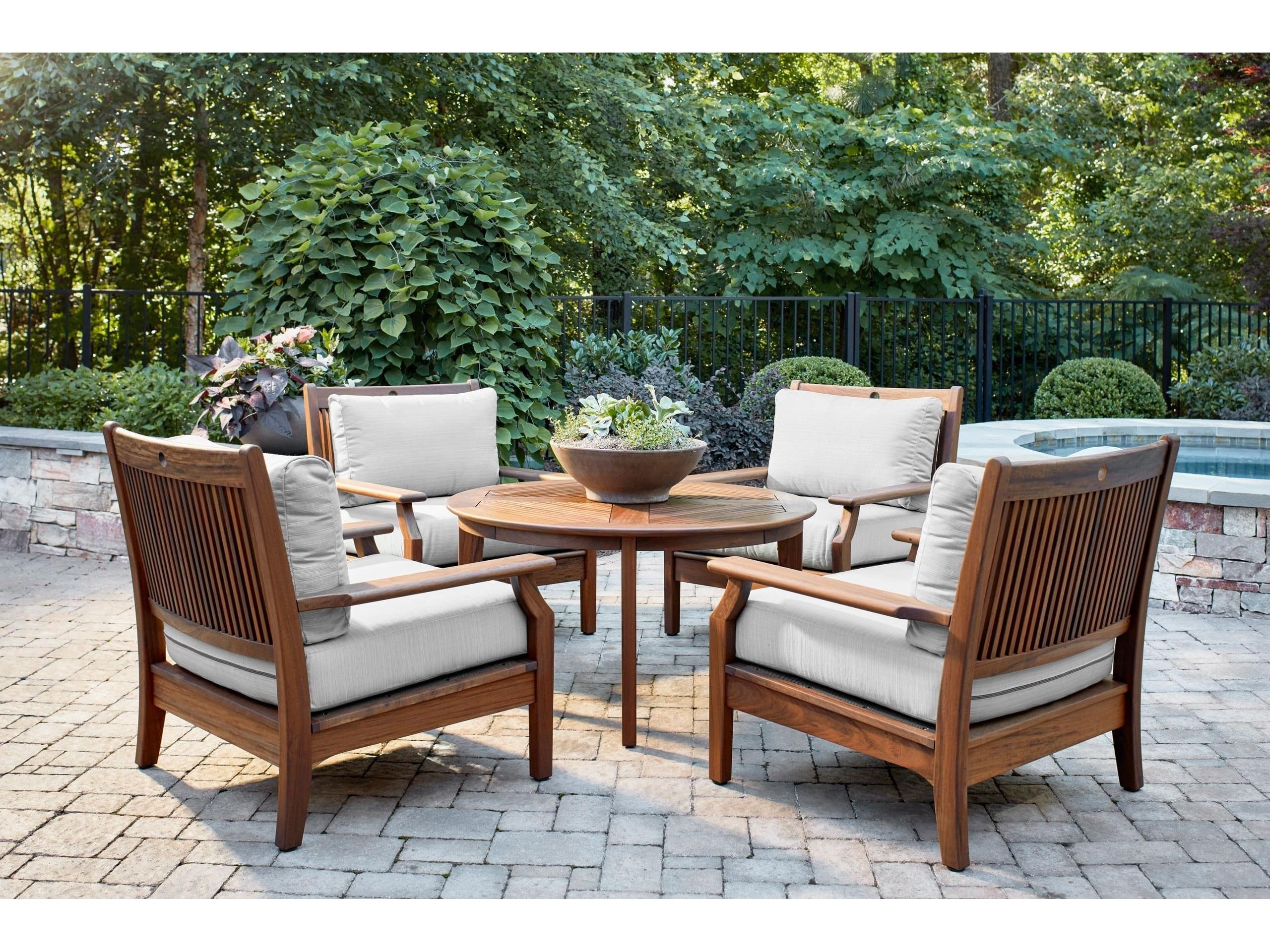 Jensen Outdoor Opal Lounge Chair with Hi Back Cushions