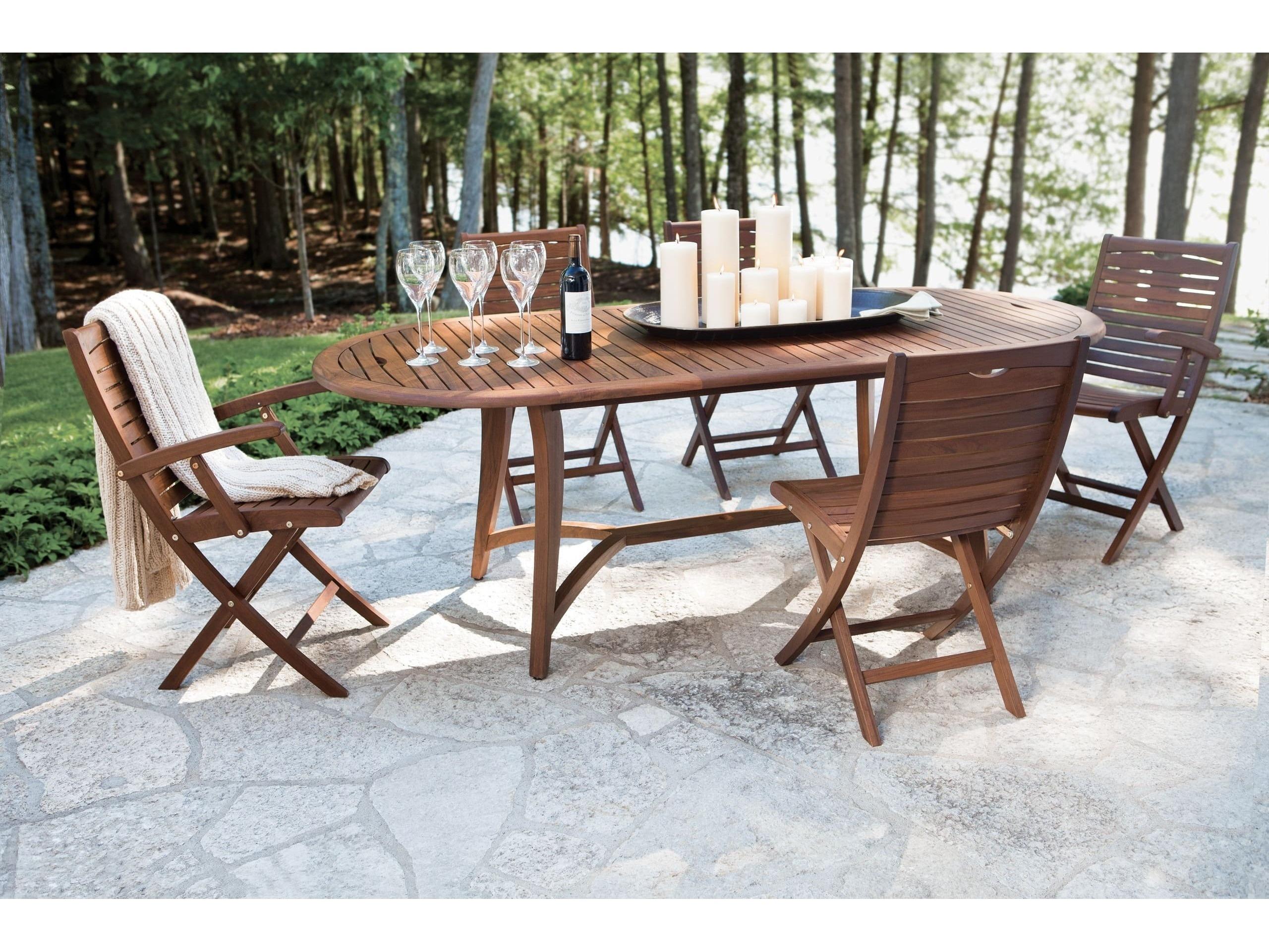 Jensen Outdoor Topaz Folding Side Chair