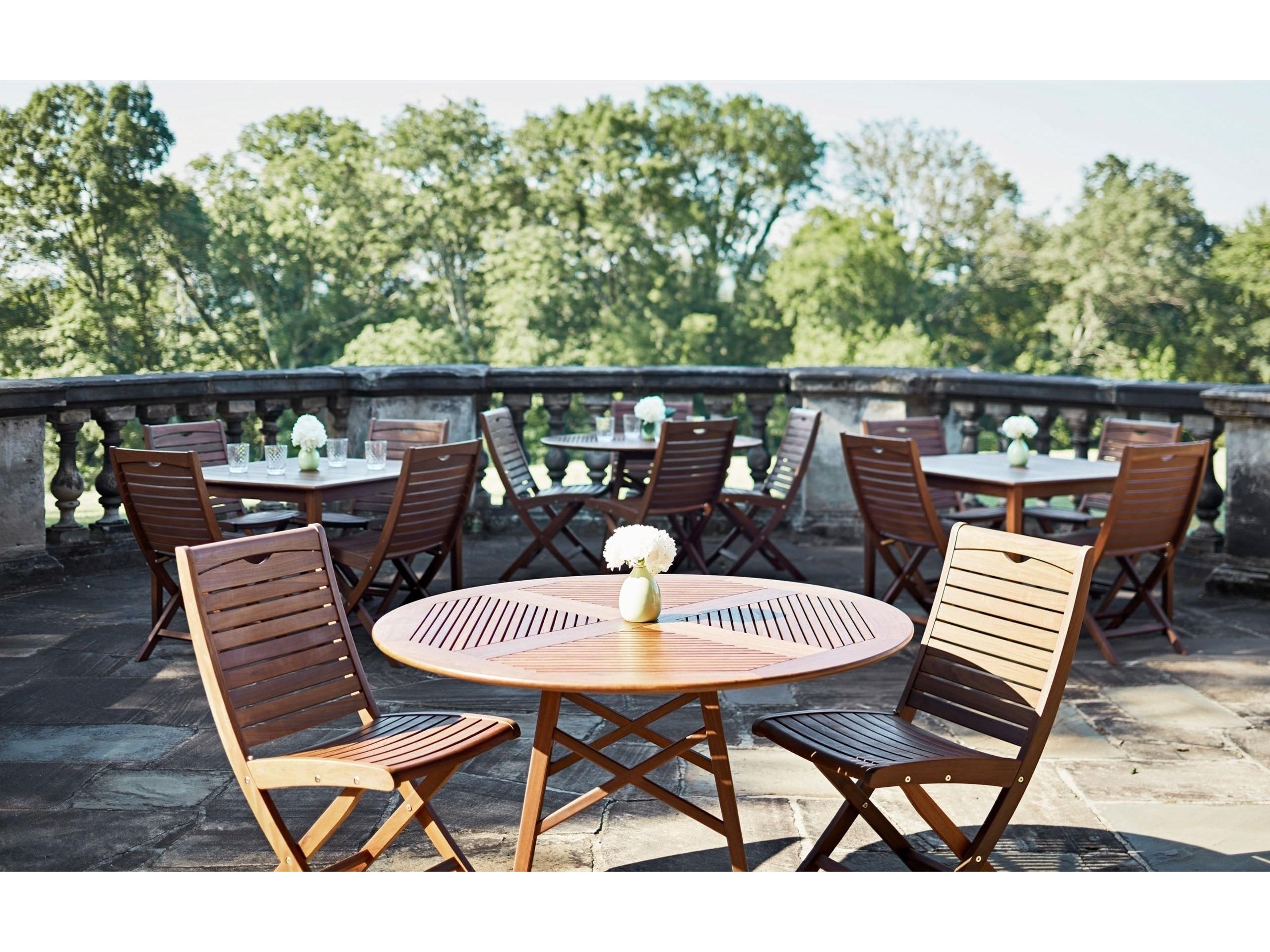 Jensen Outdoor Topaz Folding Side Chair