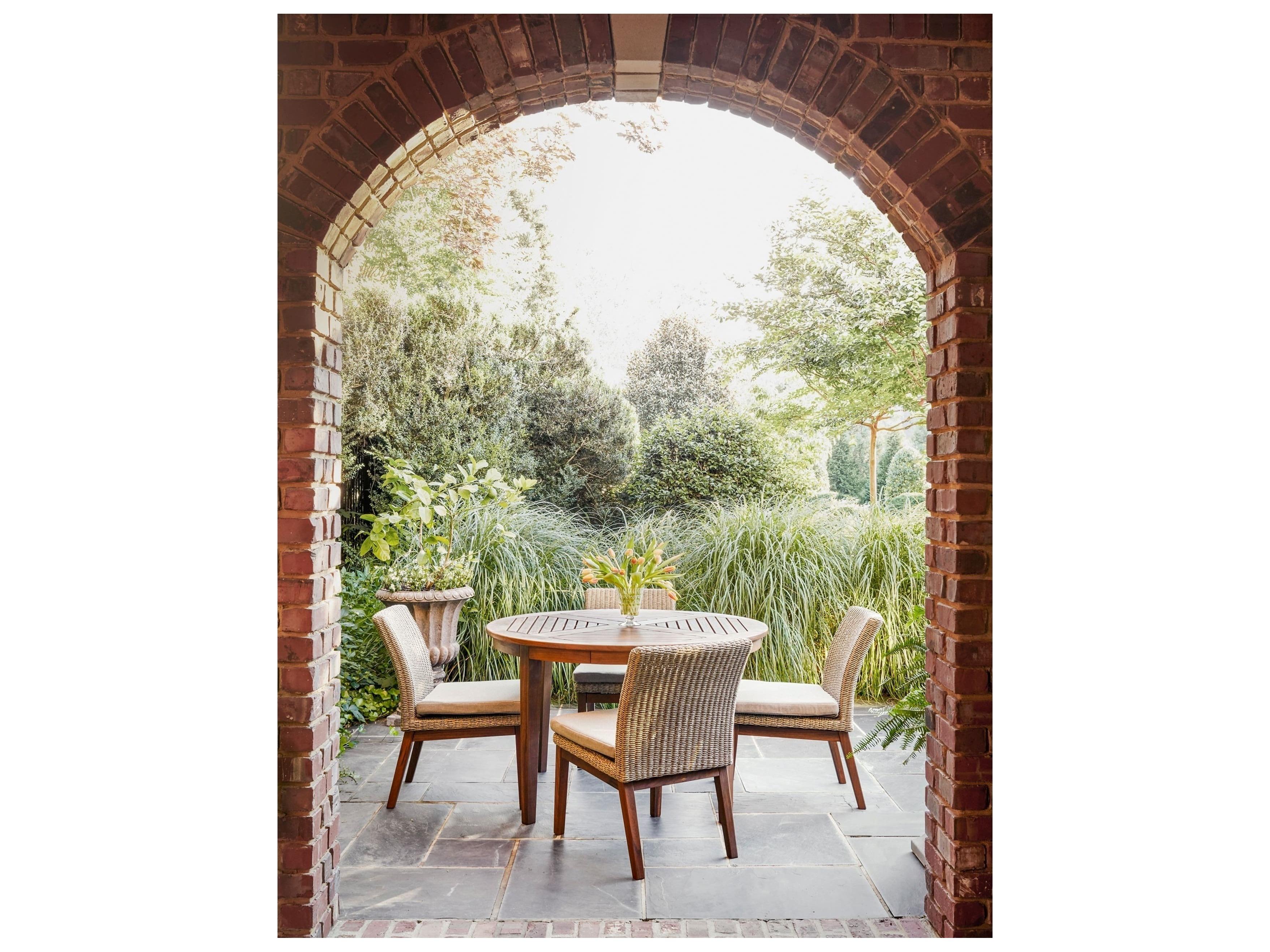 Jensen Coral Side Chair/Natural Seat Replacement Cushions