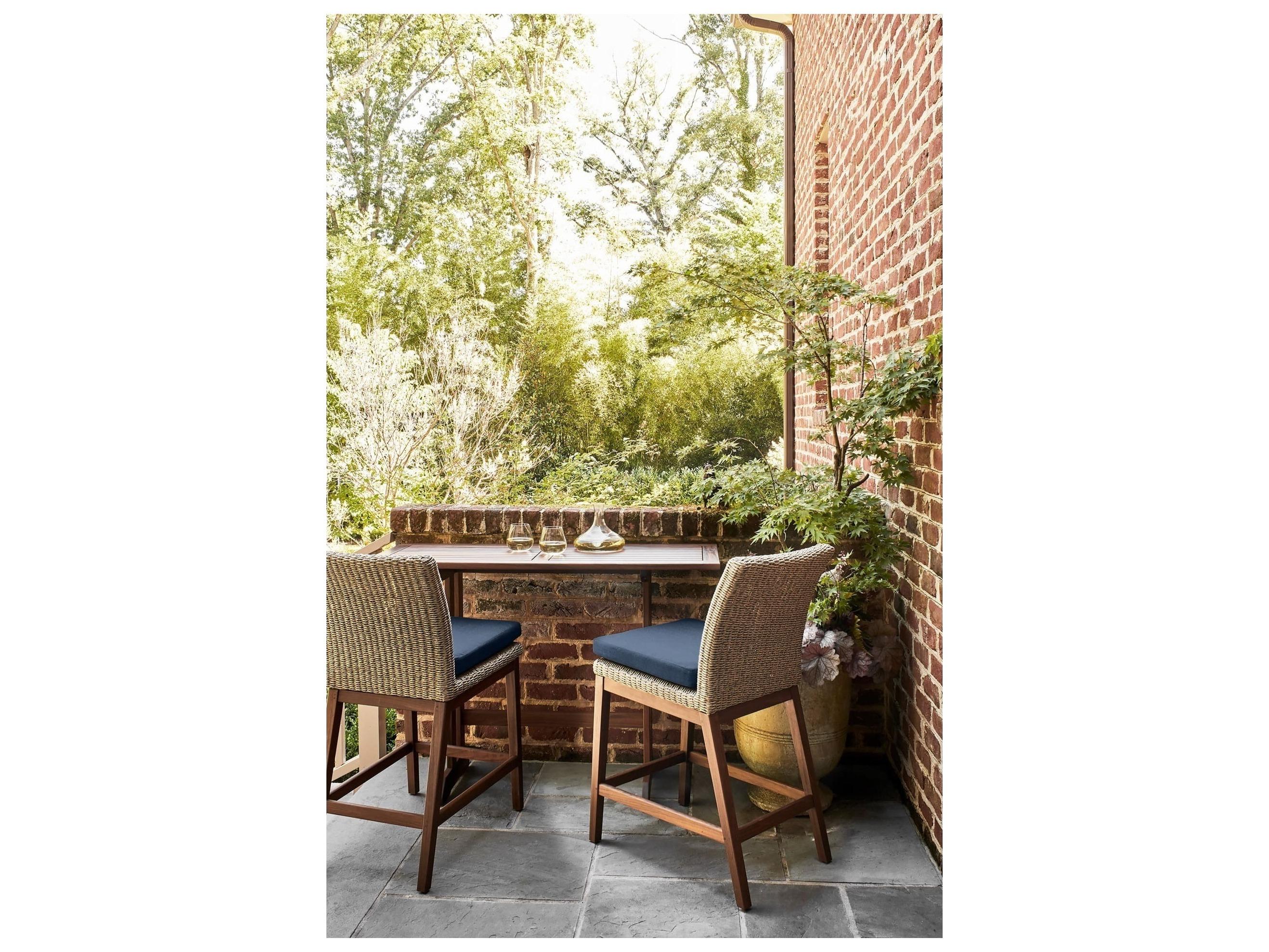 Jensen Coral Counter Height Chair/Natural Seat Replacement Cushions