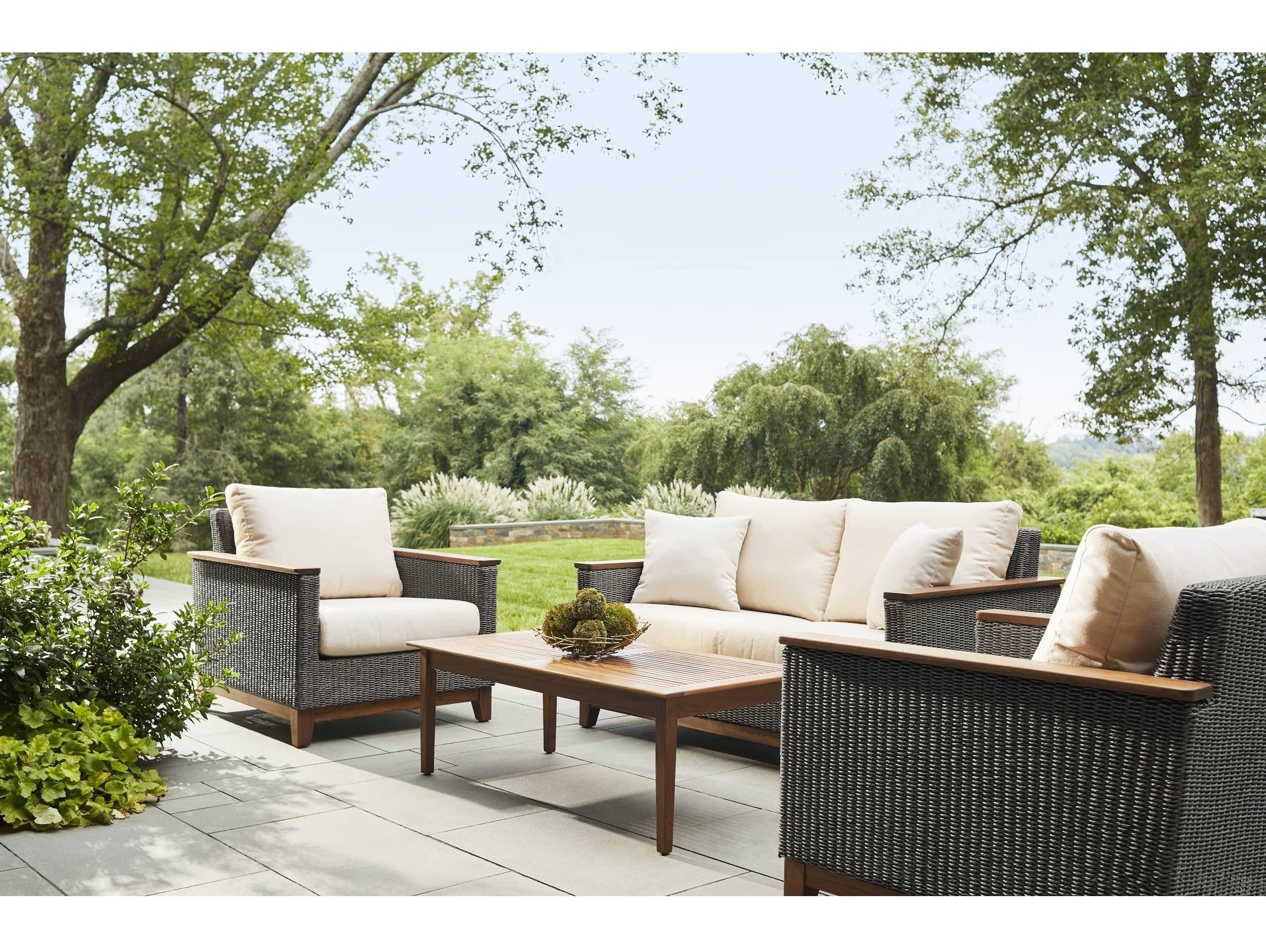 Jensen Coral Lounge Chair/Gray Set Replacement Cushions