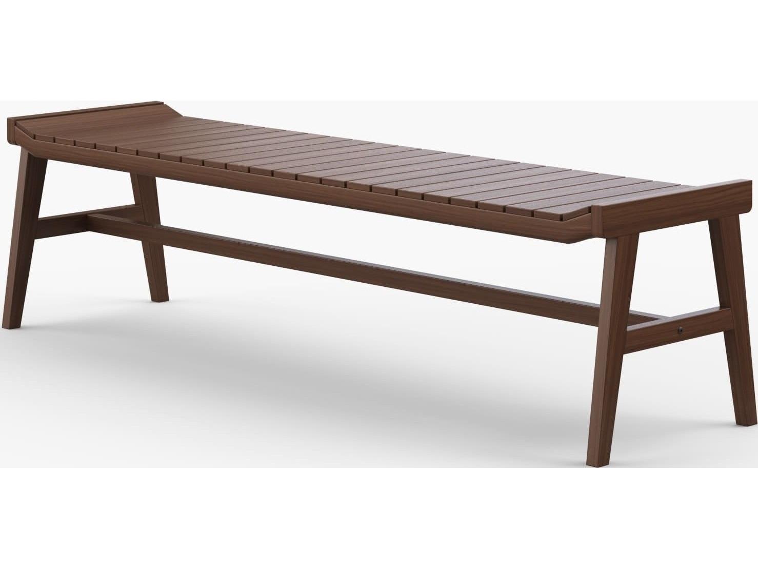 Jensen Outdoor Innova Whisper 72" Backless Bench Half-length Seat Replacement Cushions