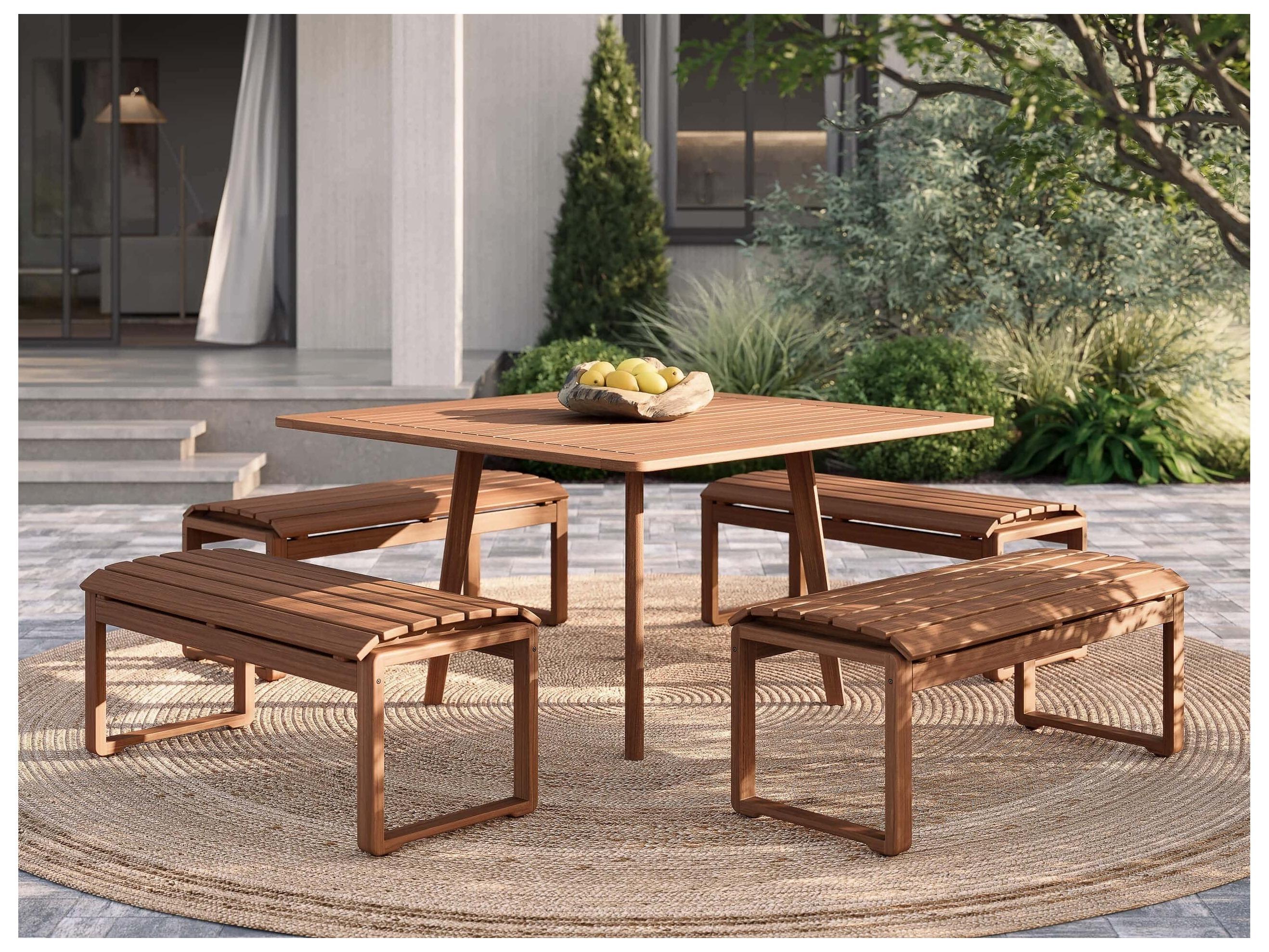 Jensen Outdoor Innova Melody 43" Backless Bench