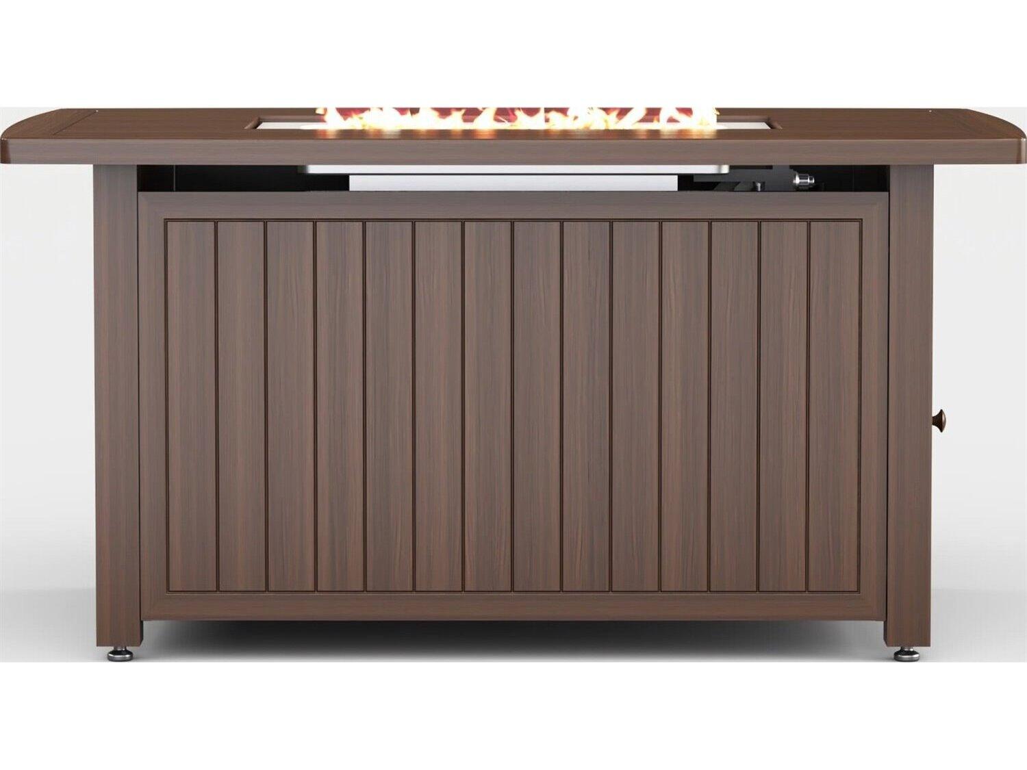 Jensen Outdoor Glow 48" x 28" Rectangular Fire Table