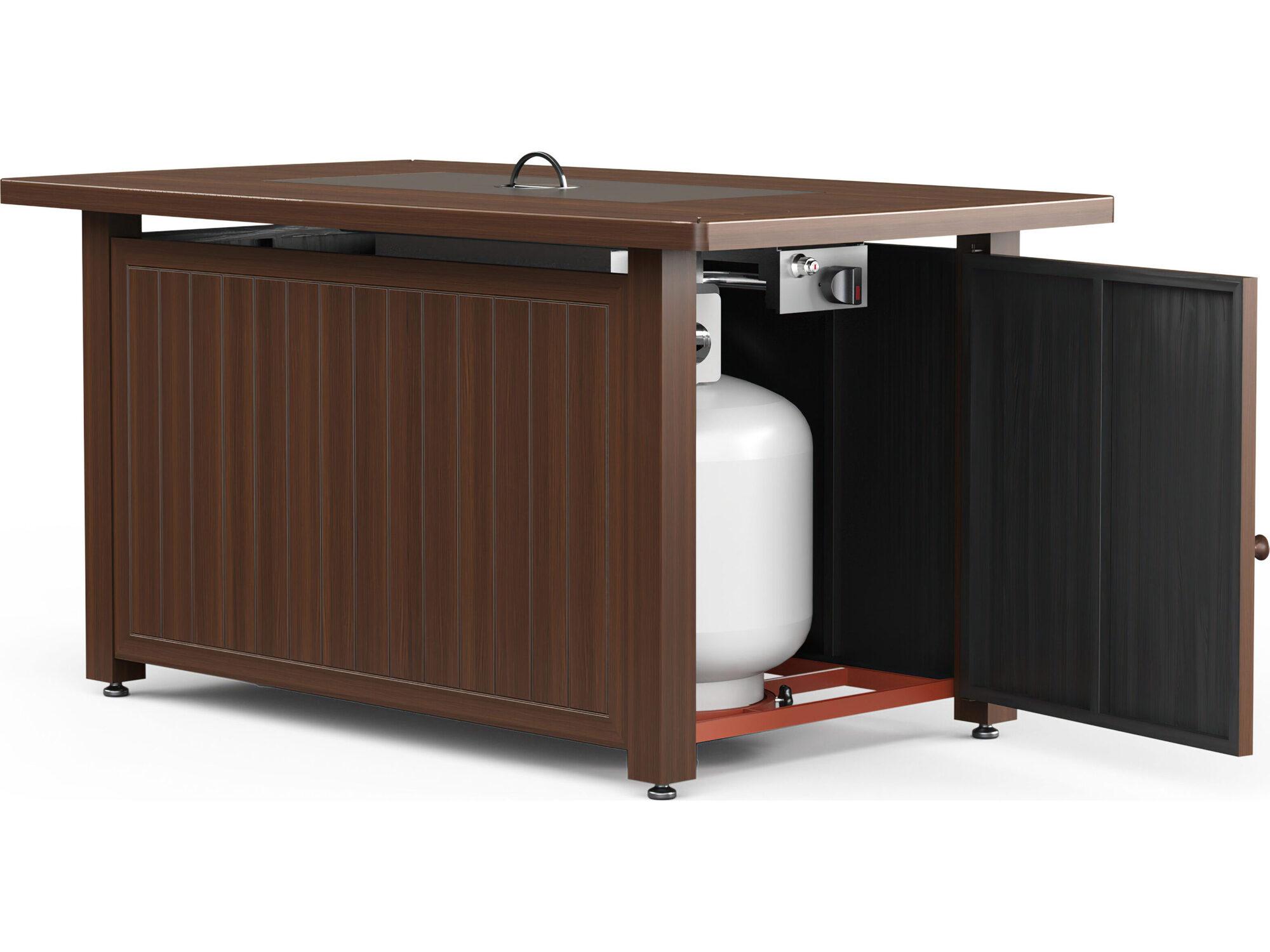 Jensen Outdoor Glow 48" x 28" Rectangular Fire Table