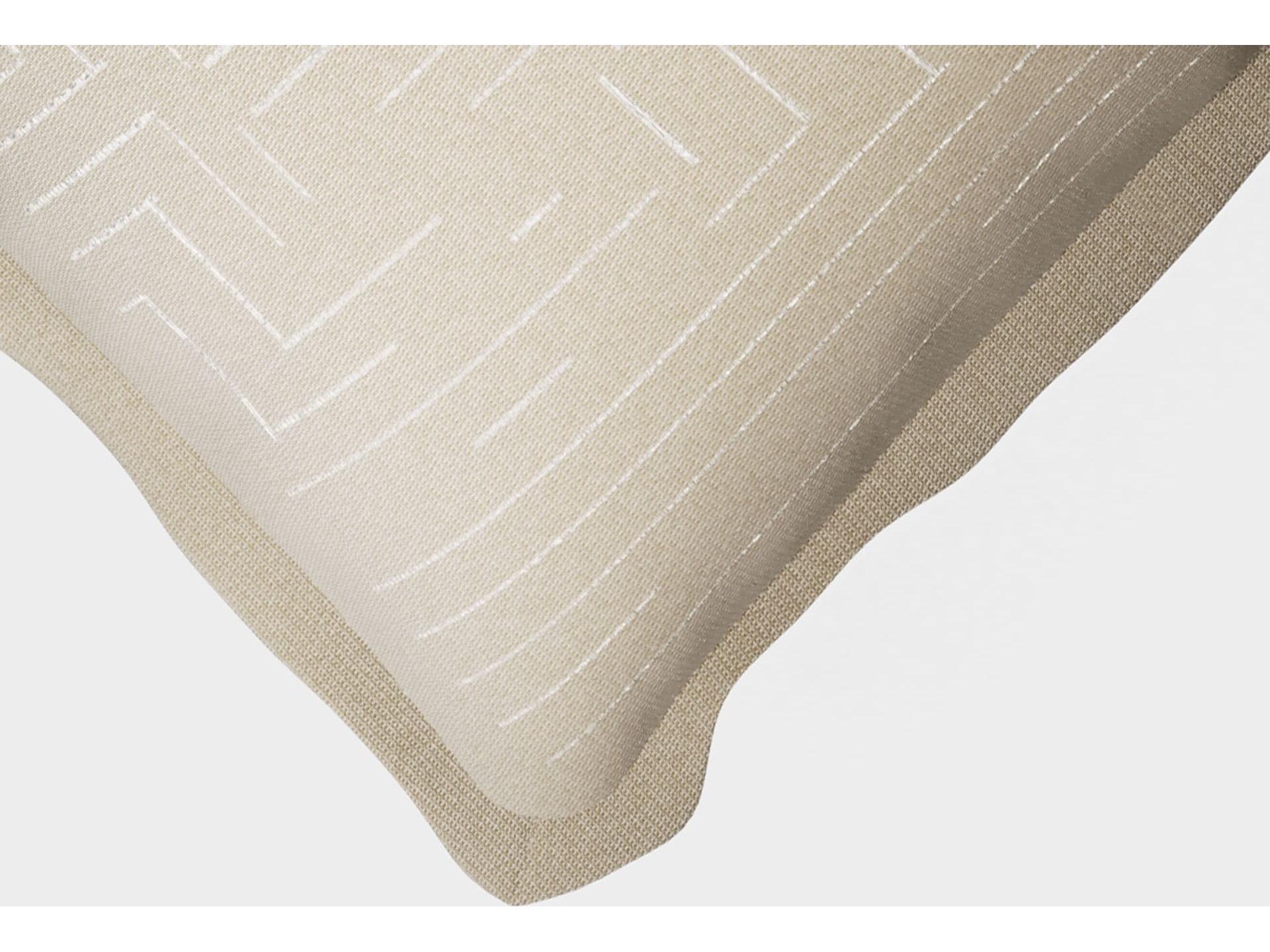 Jensen Outdoor Performance Plume Embroidery 20" x 20" Maze - Desert/Ivory